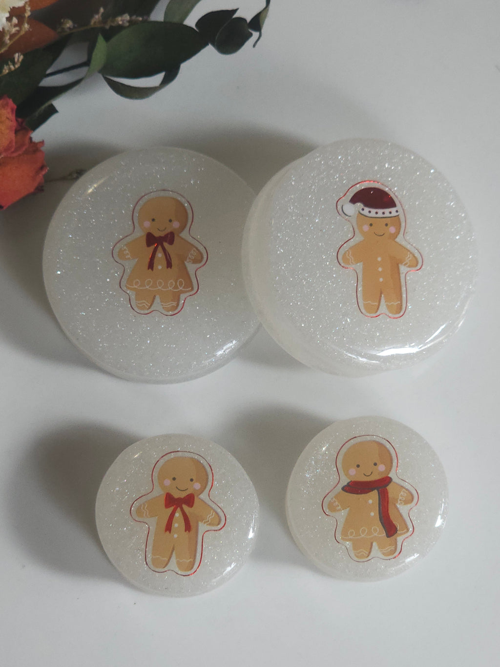 28MM-50MM Xmas Gingerbread Christmas plugs