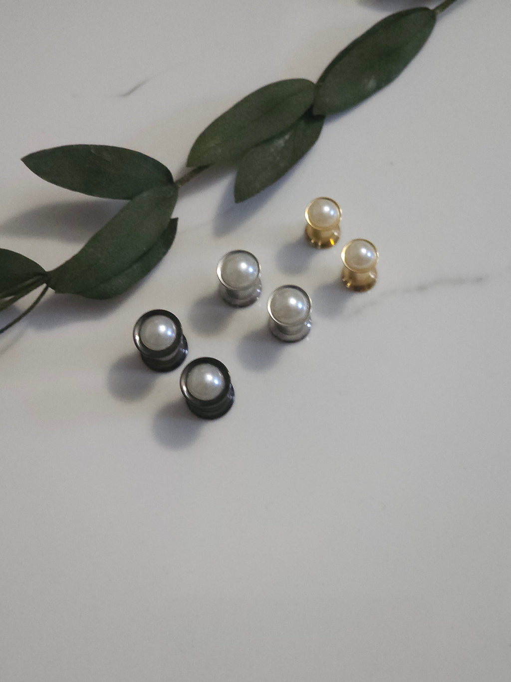 6G 4G 2G Faux pearl Plugs