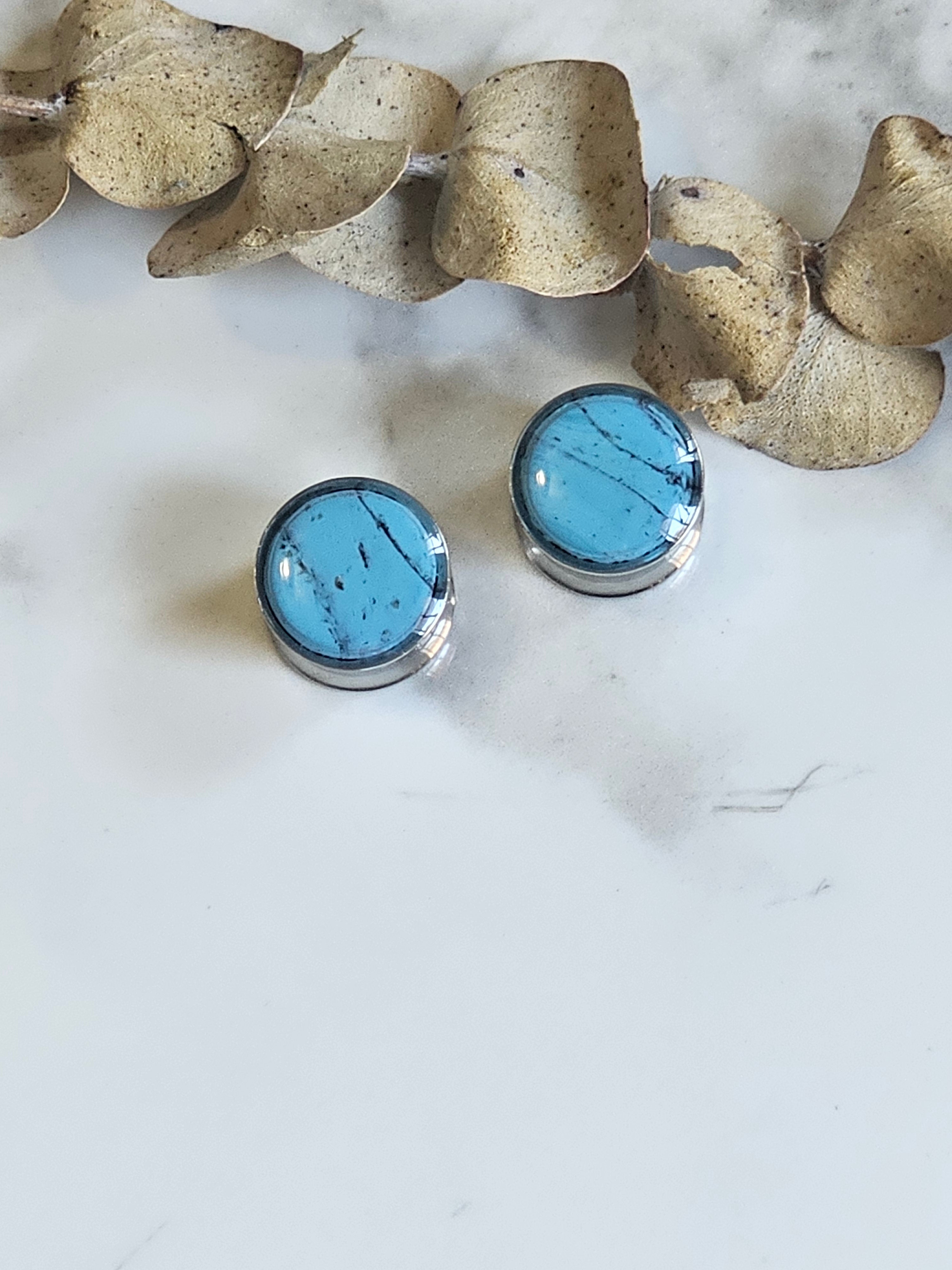 Faux Turquoise Gauges