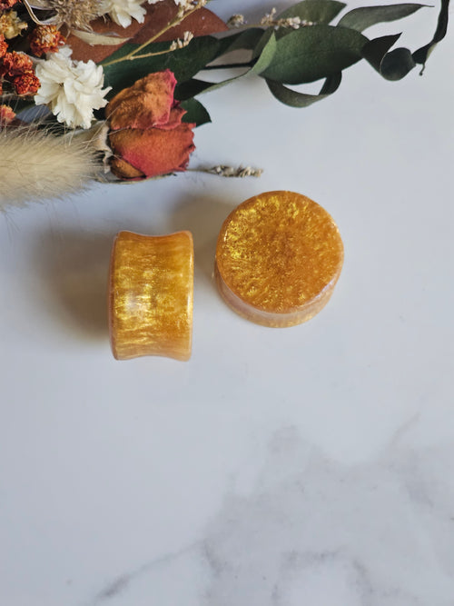 8MM-50MM Gold plugs