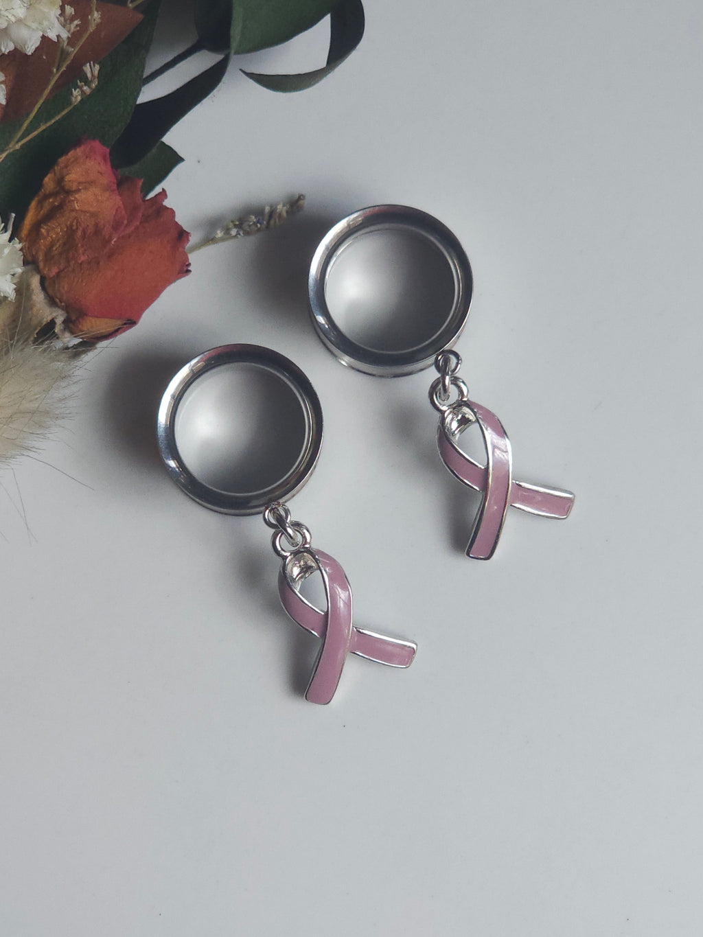 Breast Cancer Awareness dangle gauges