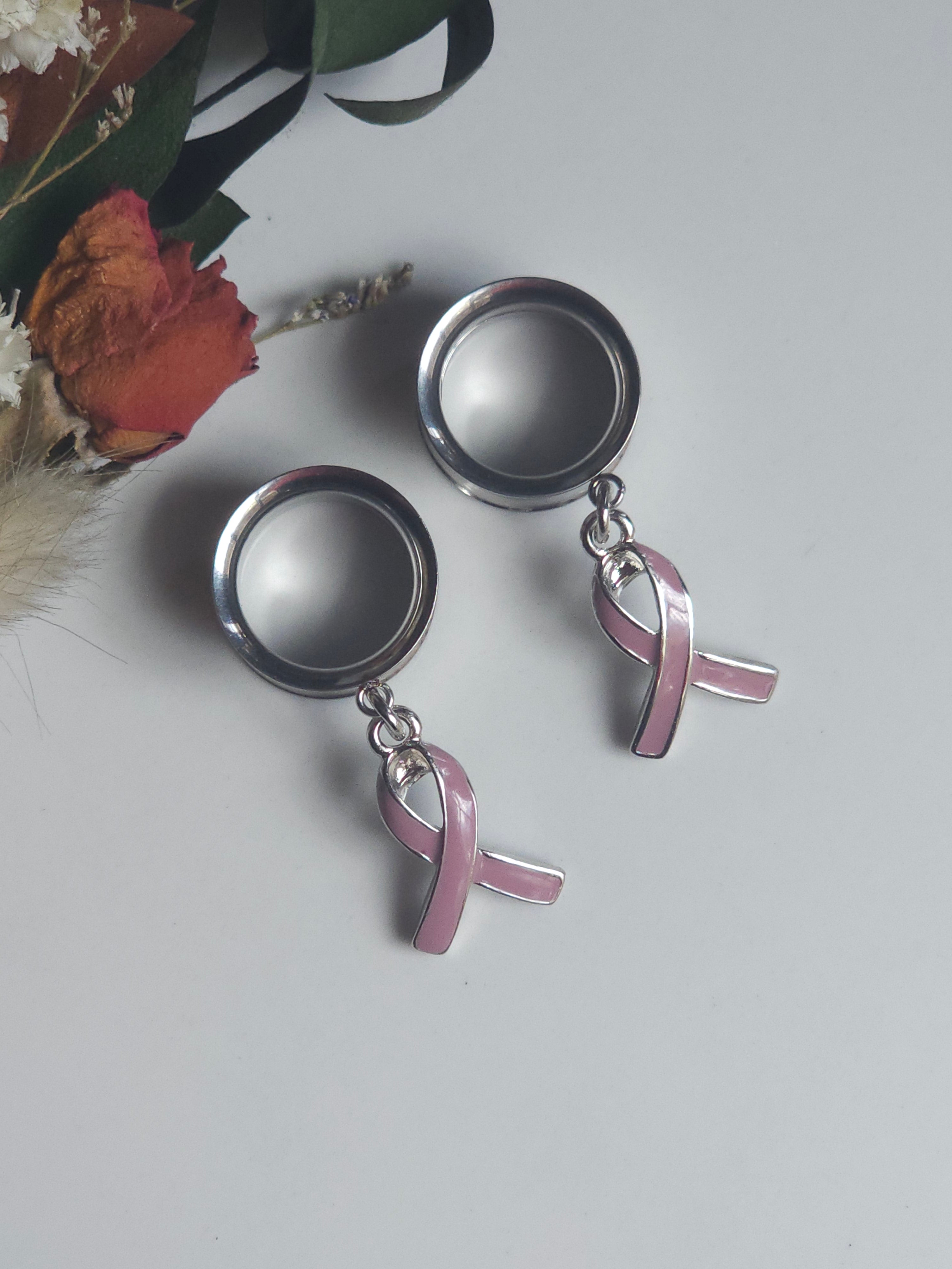 Breast Cancer Awareness dangle gauges