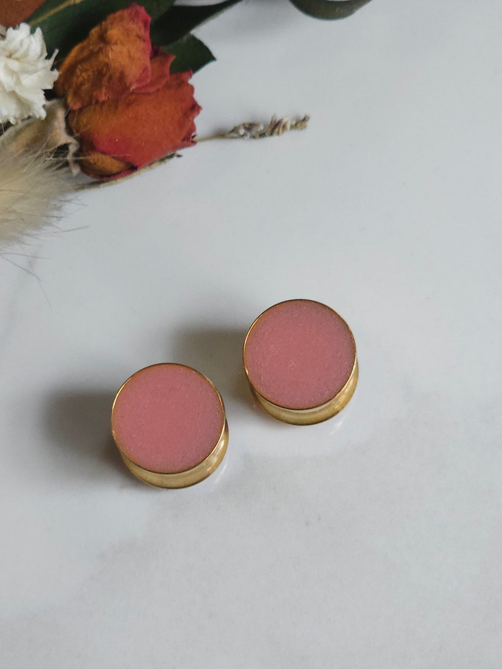 8MM-50MM Pink/Gold Gauges