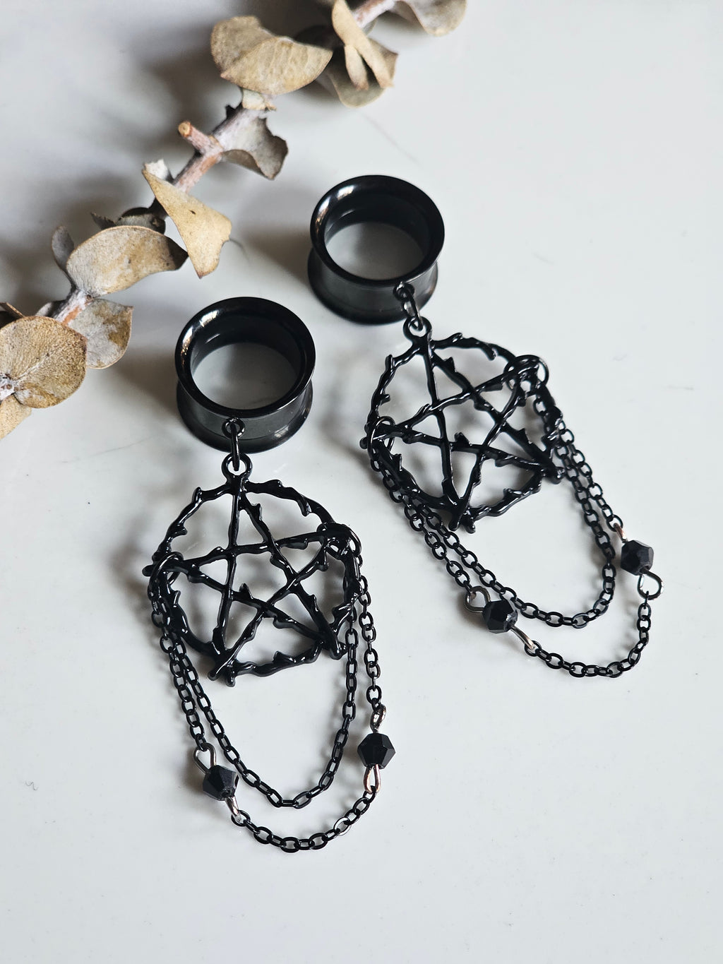 Bramble Pentacle dangle gauges