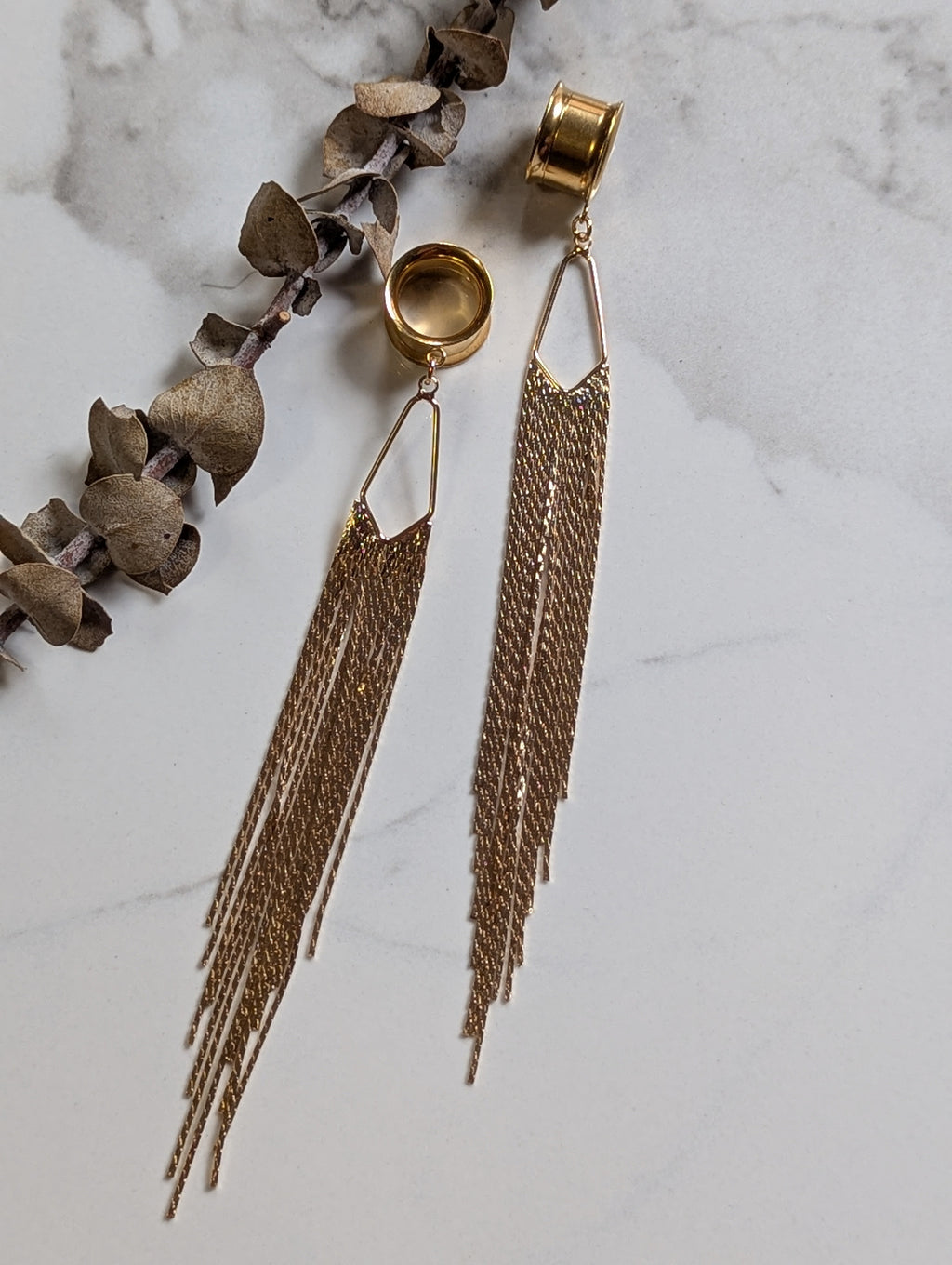Elegant Tassel dangle gauges