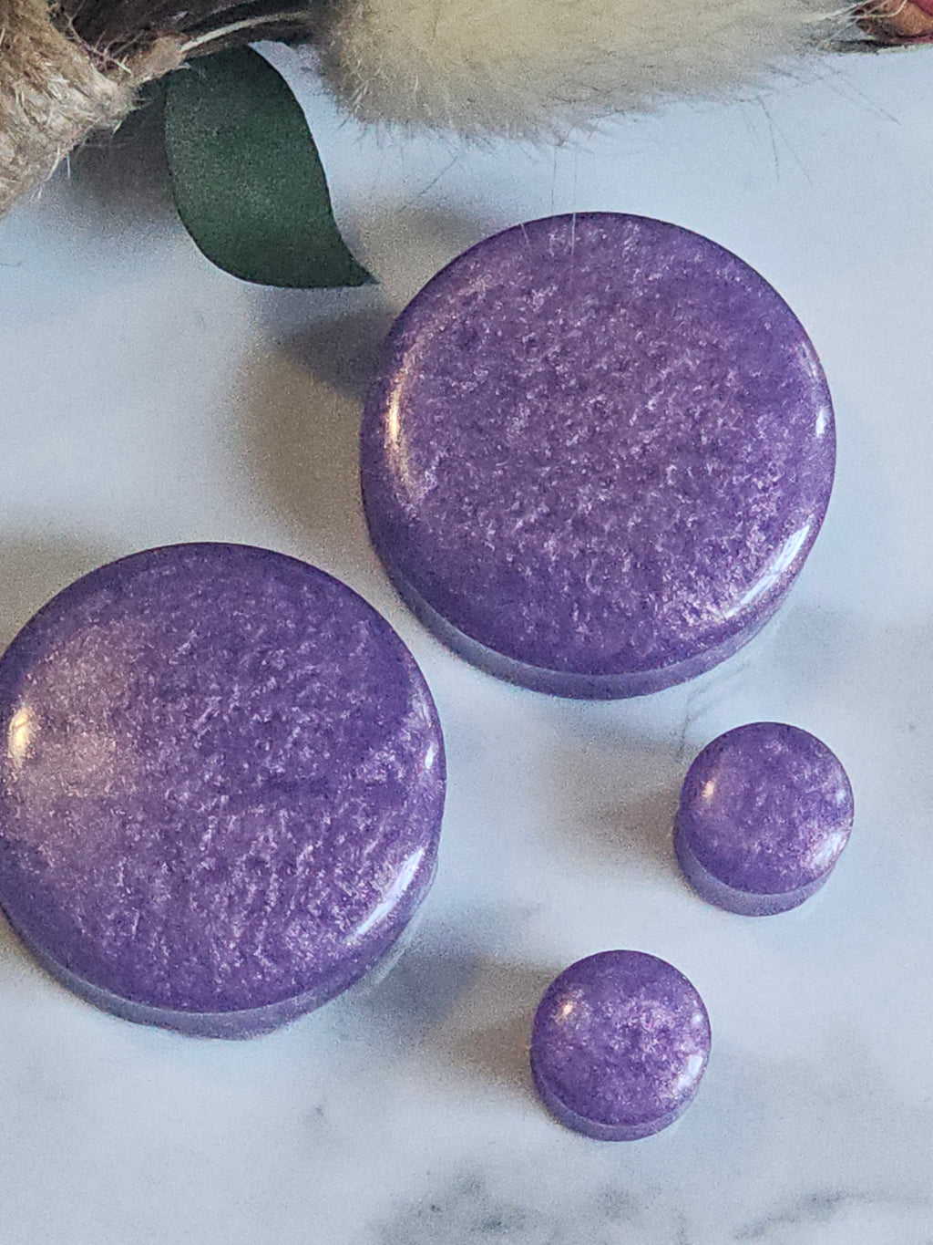 Purplish Plugs Gauges