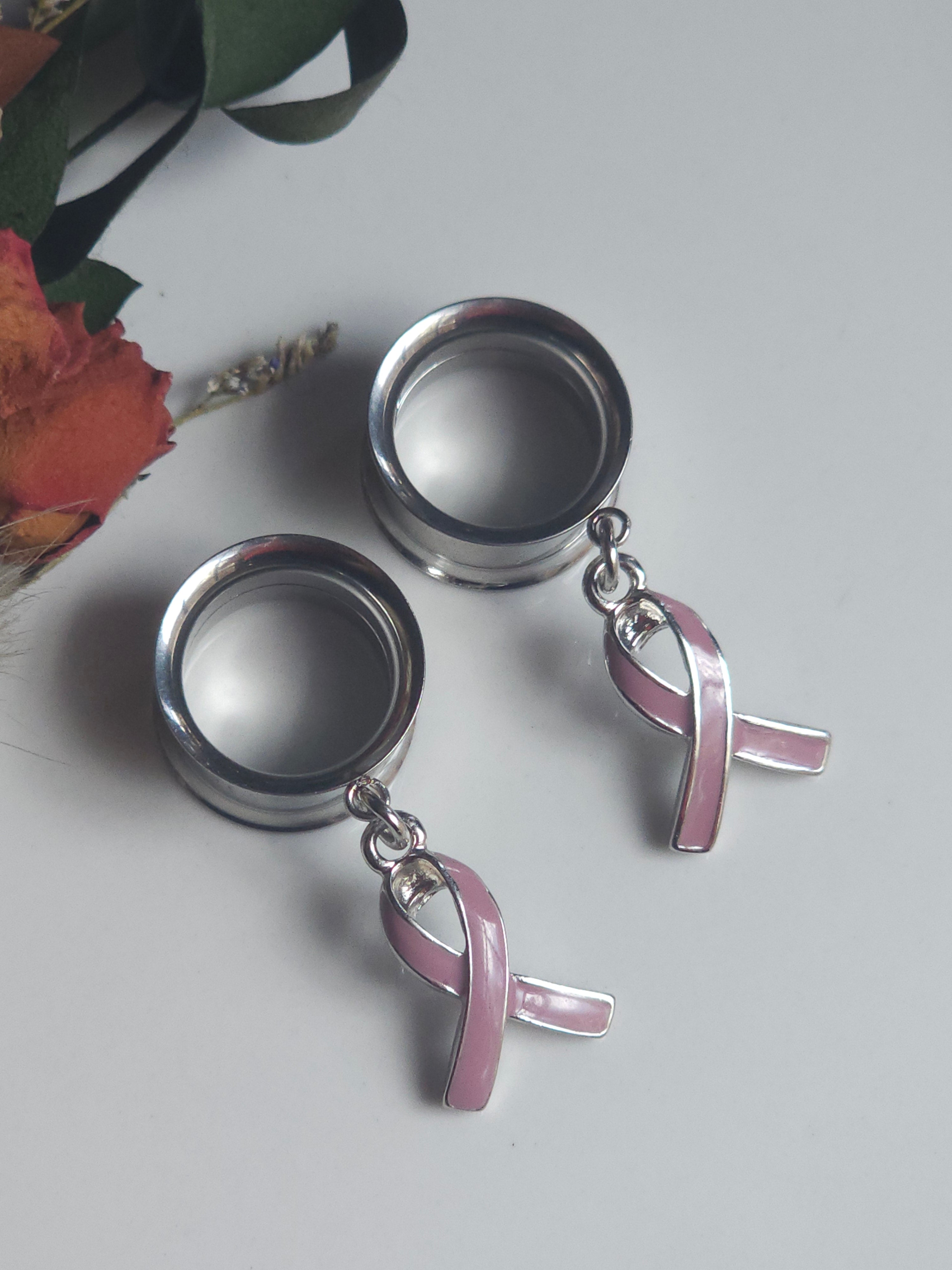 Breast Cancer Awareness dangle gauges