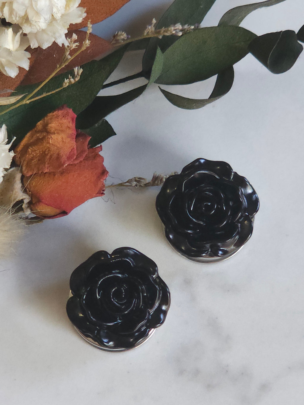 6MM-16MM Rose Plugs Tunnels