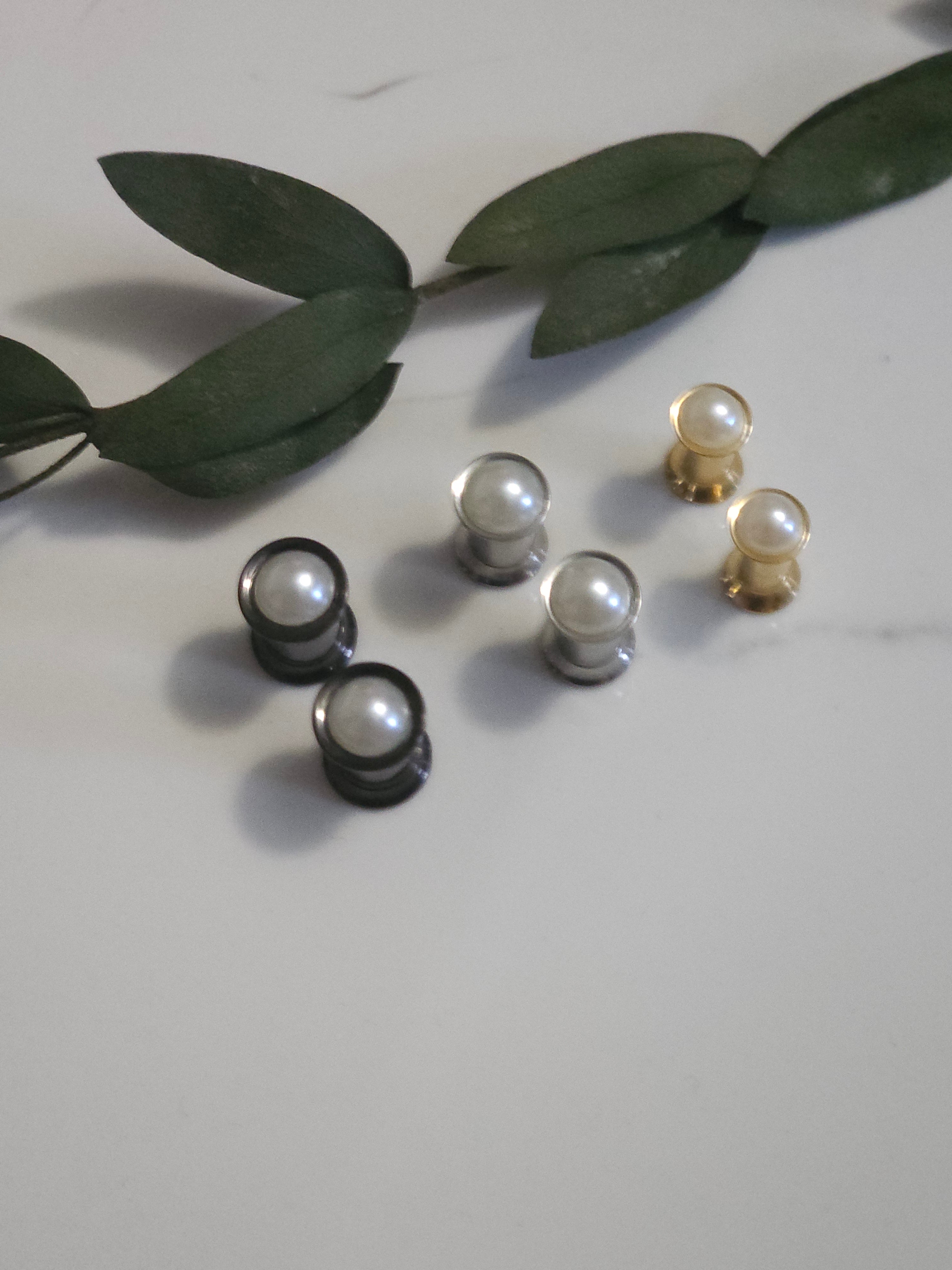 6G 4G 2G Faux pearl Plugs