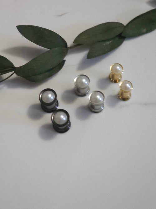 6G 4G 2G Faux pearl Plugs