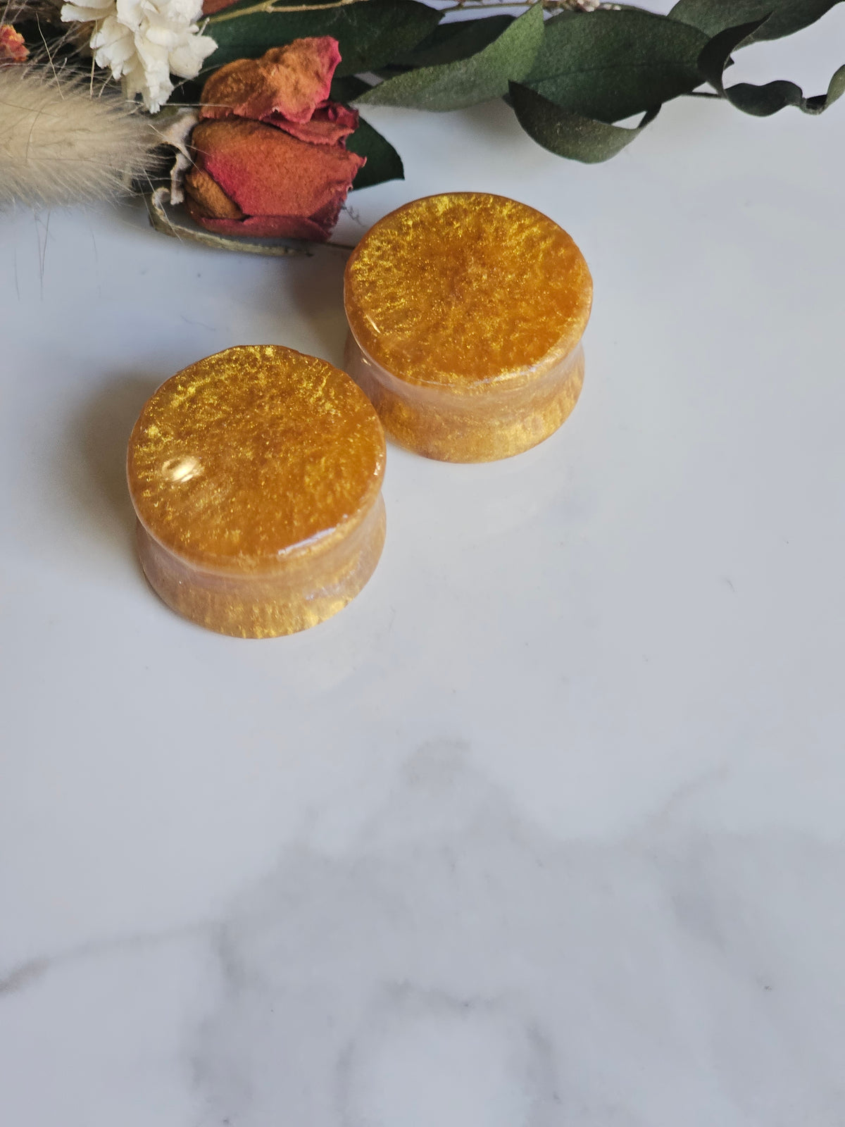 8MM-50MM Gold plugs
