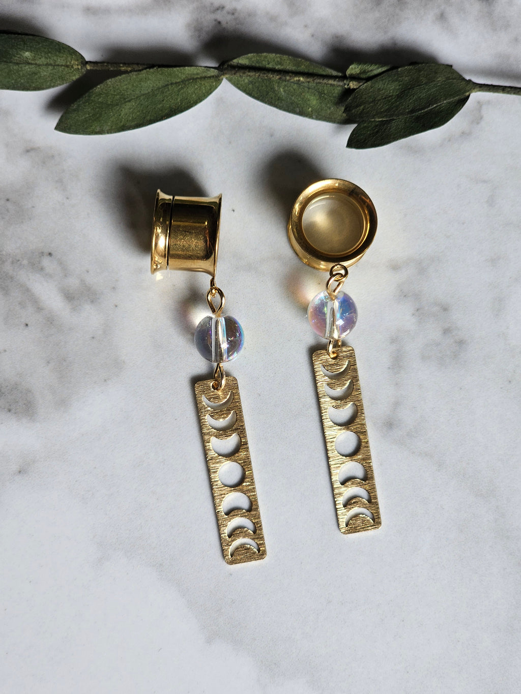 Moonphase dangle gauges