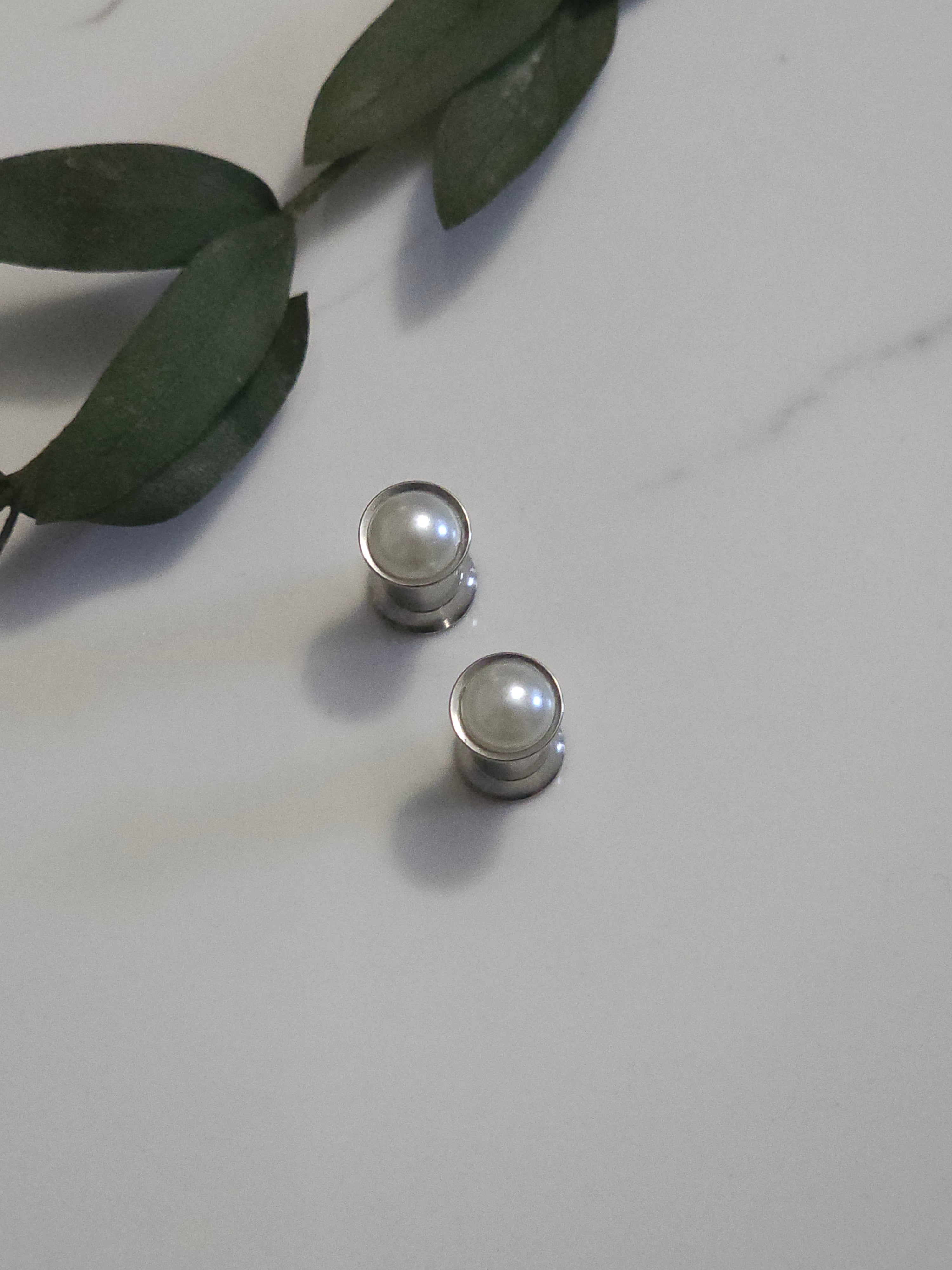 6G 4G 2G Faux pearl Plugs
