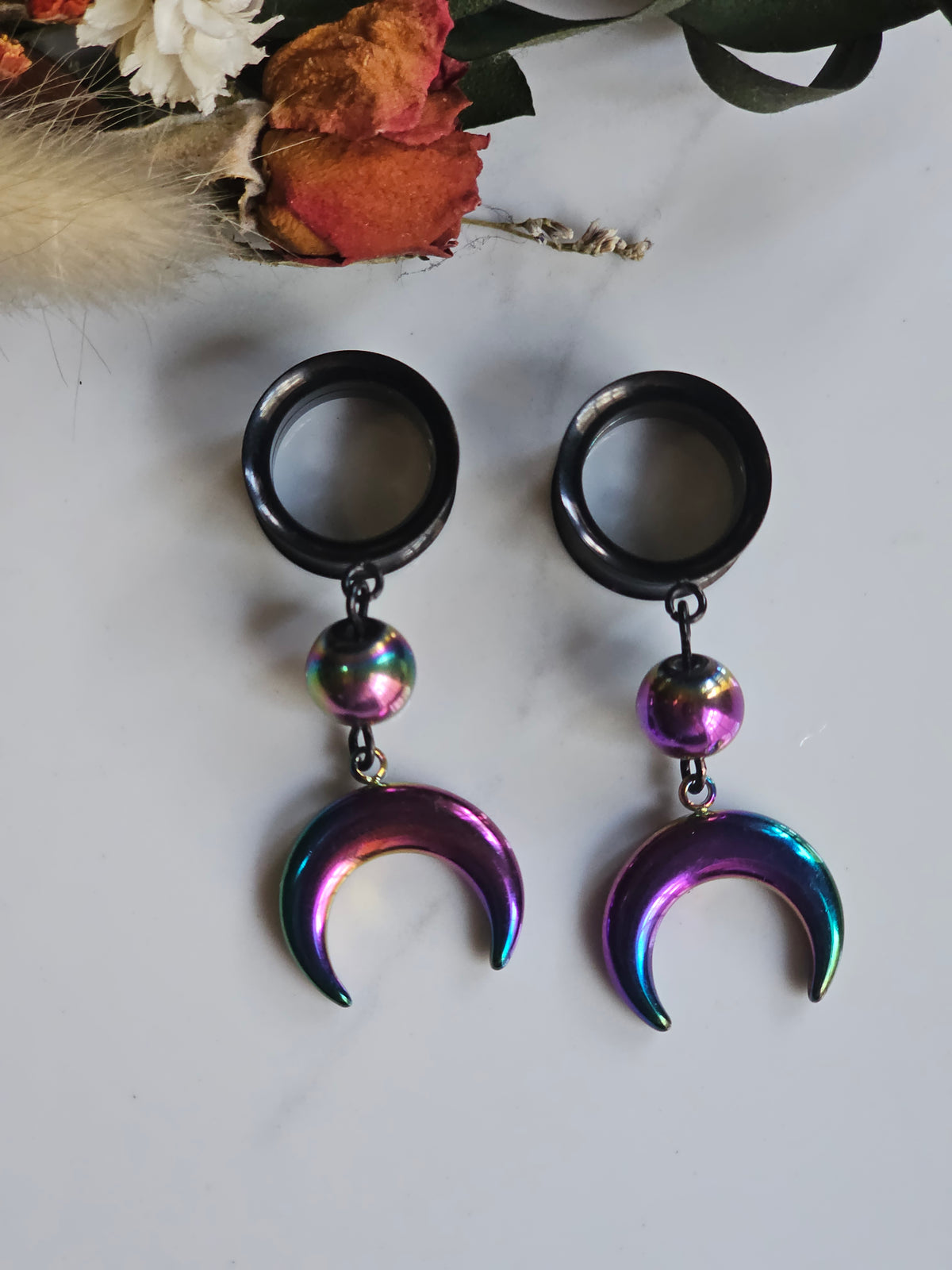 Mystic Moon dangle gauges