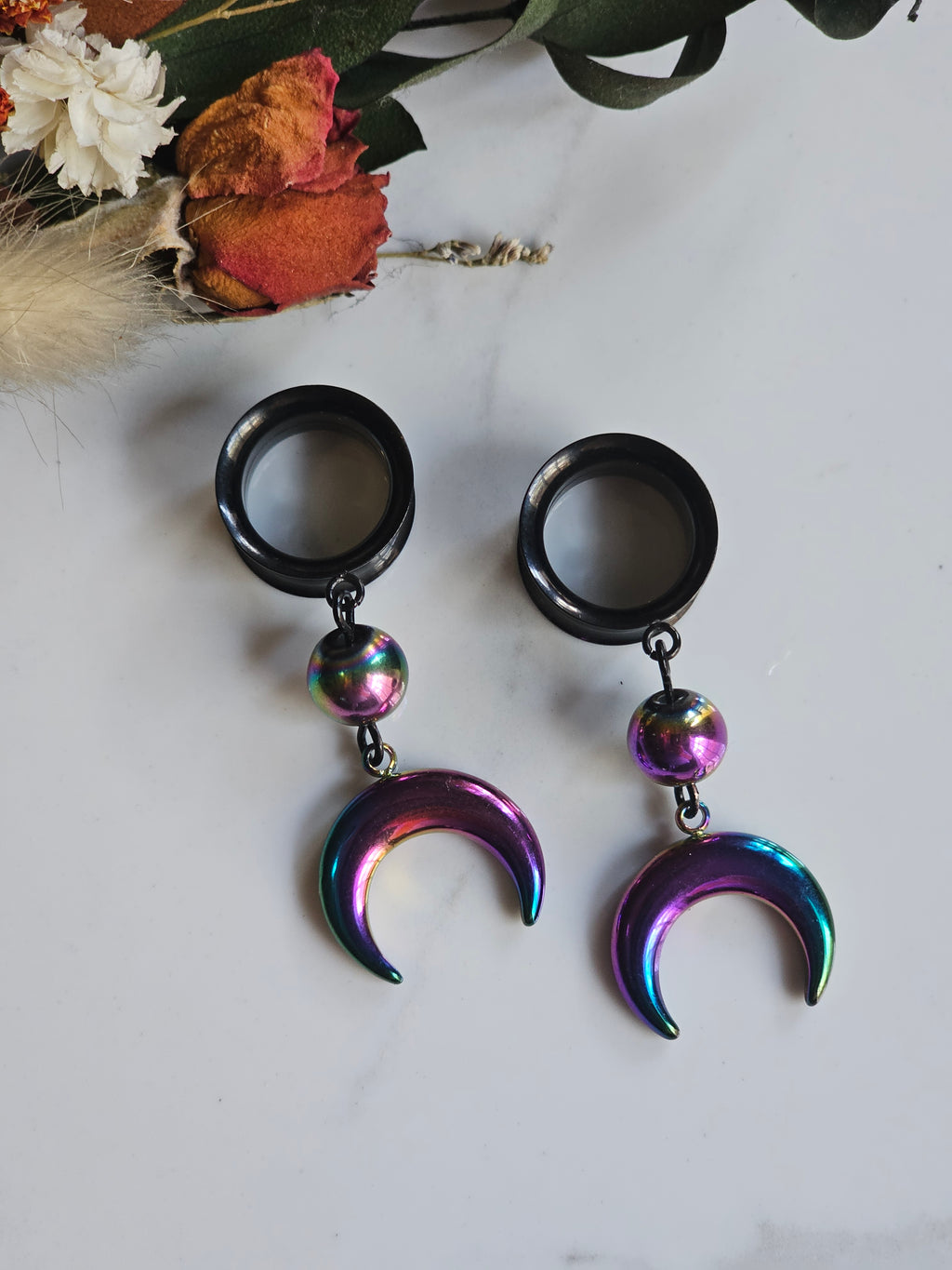 Mystic Moon dangle gauges