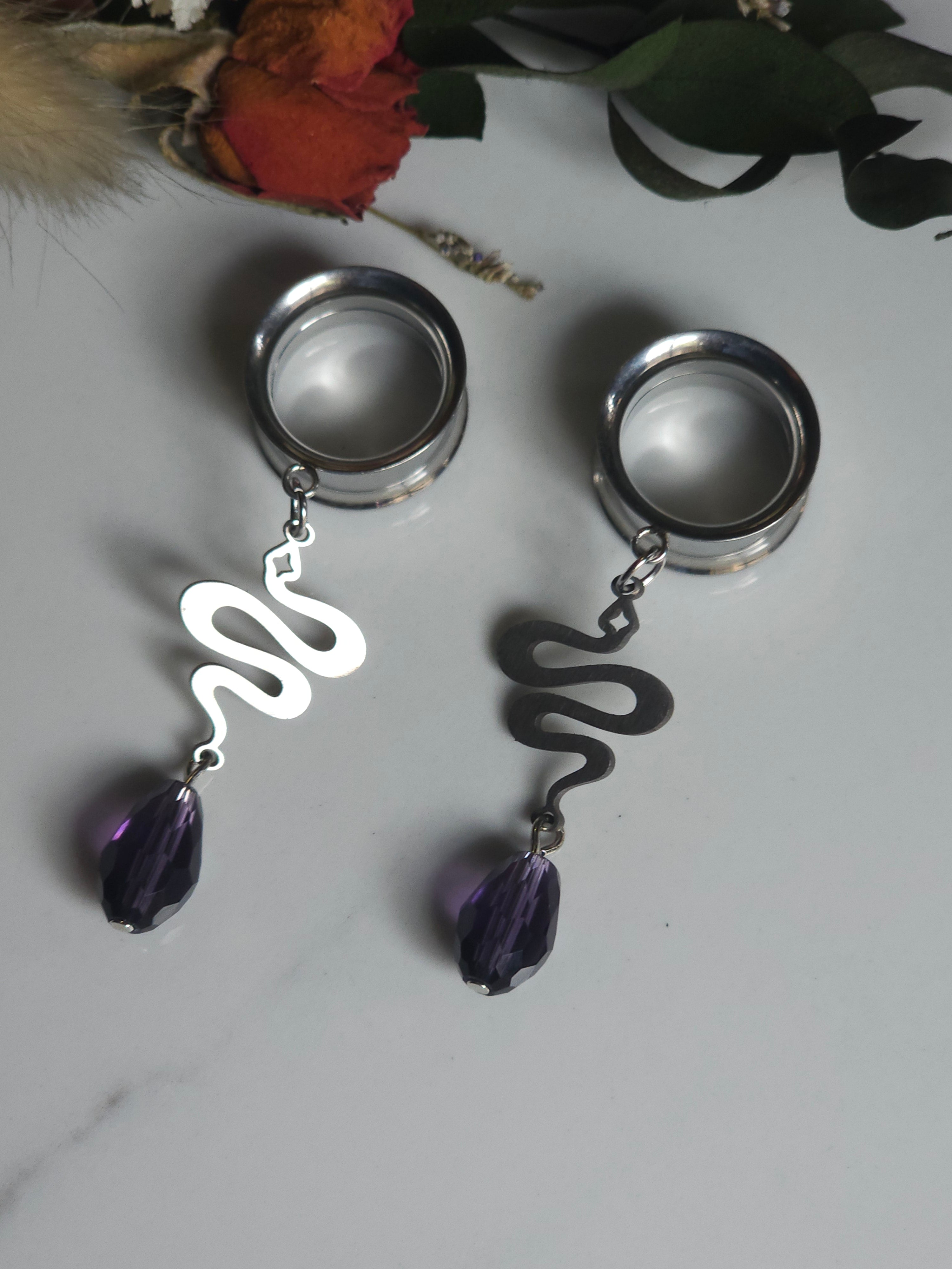 Slithering snake dangle gauges