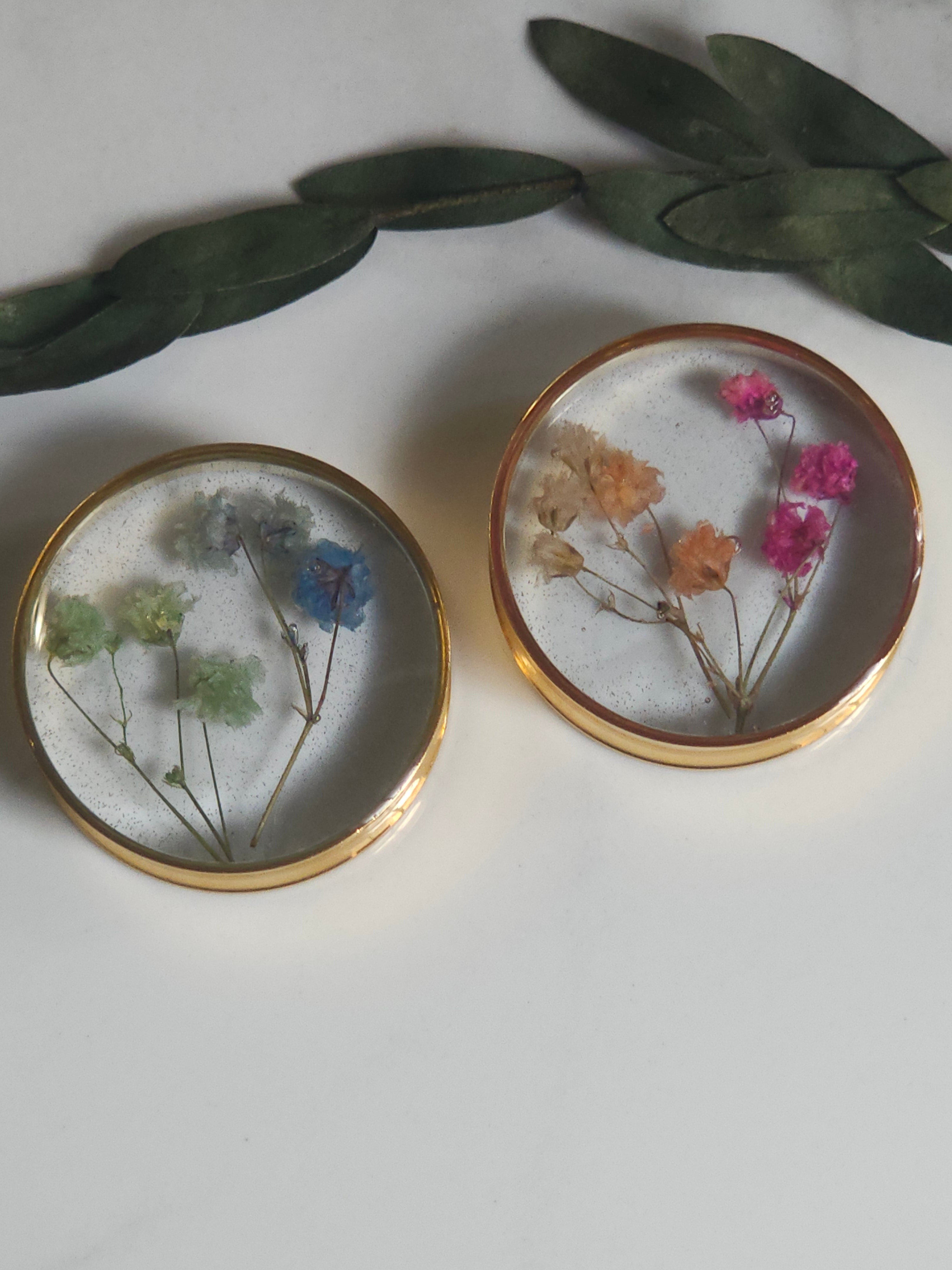 16MM-50MM Colorful mini floral plugs tunnels