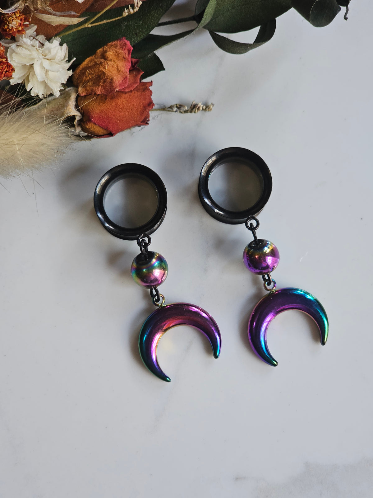 Mystic Moon dangle gauges