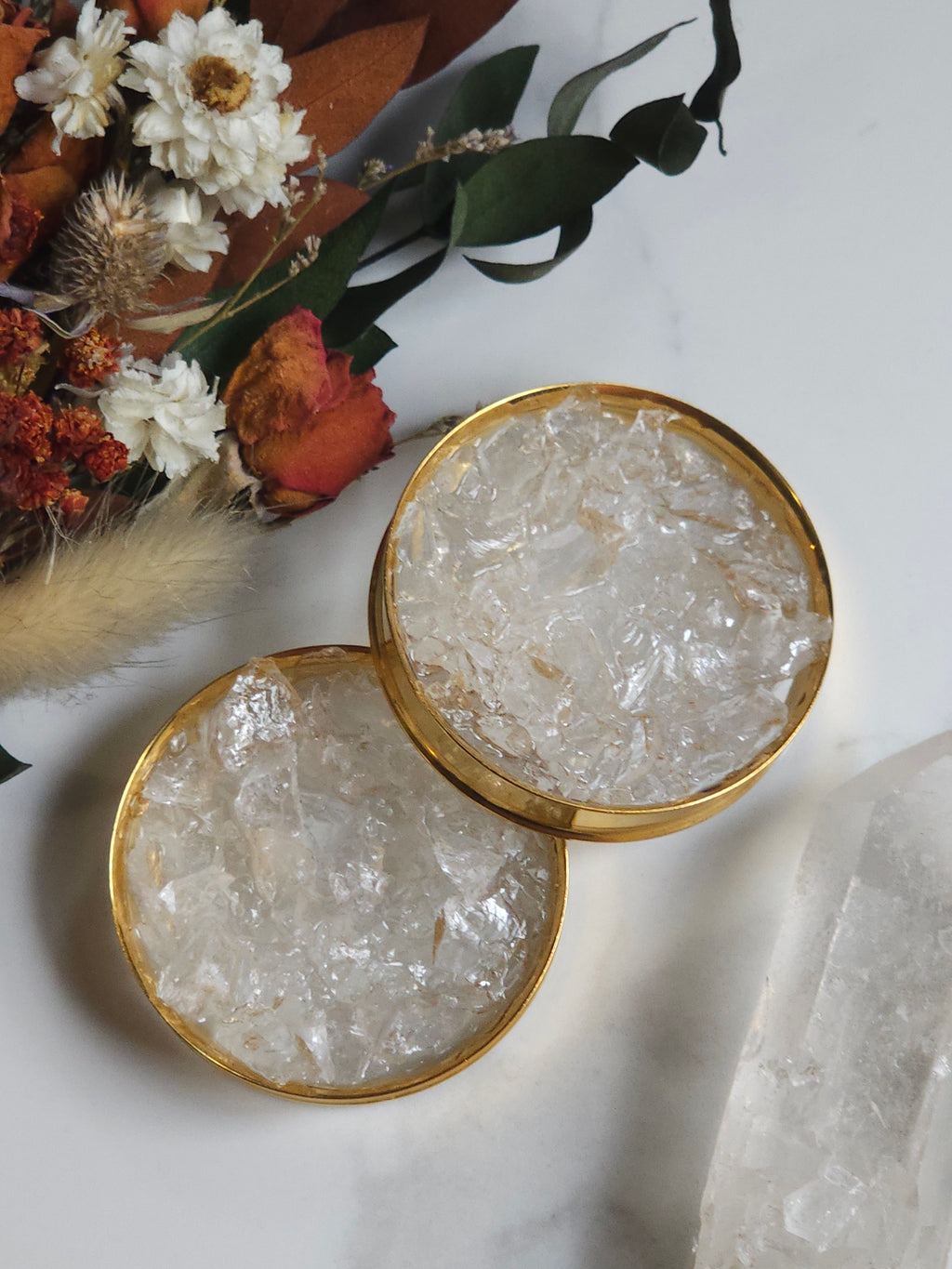 8MM-50MM Clear Quartz Crystal Plugs