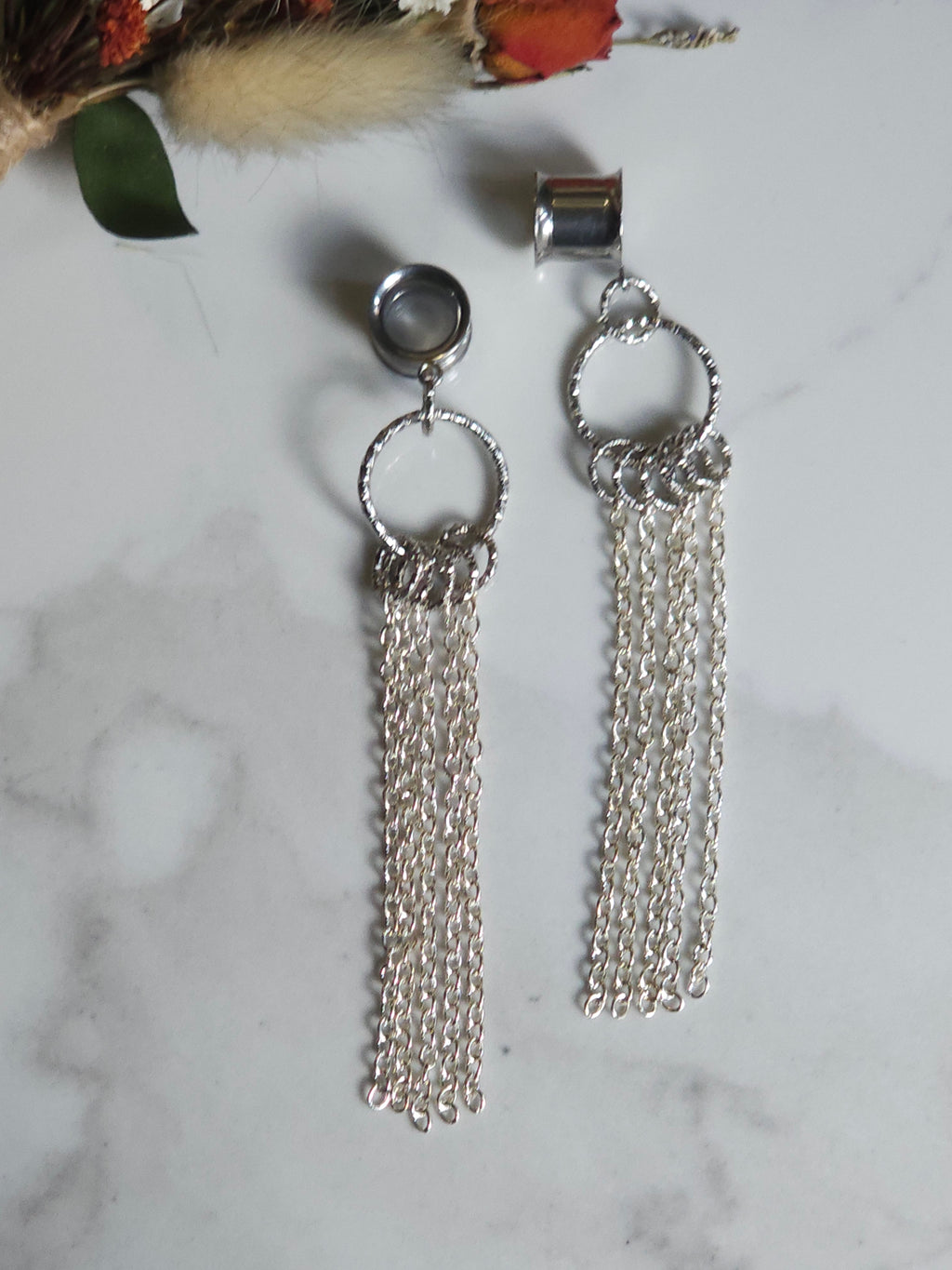 Waterfall Chain dangle gauges