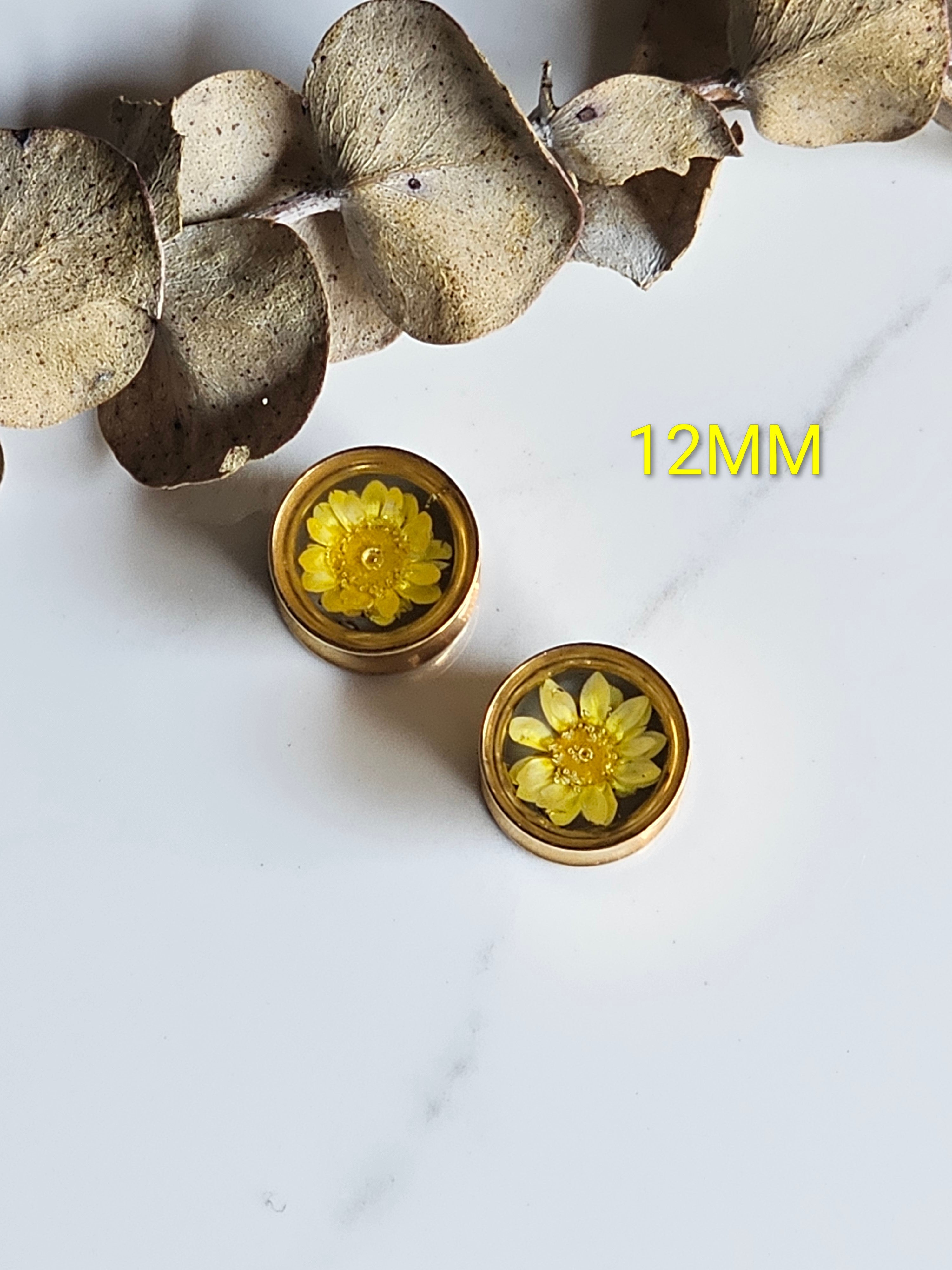 Floral Gold Plugs Gauges