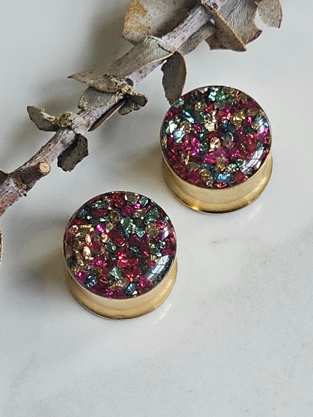 8MM-50MM Colored Glass gauges