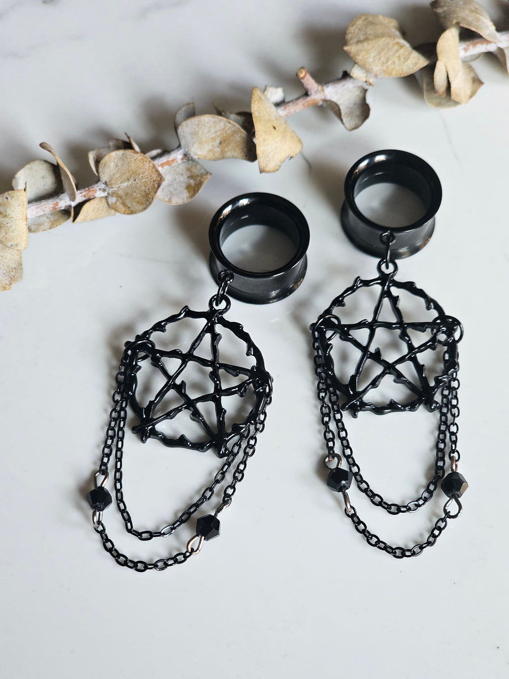 Bramble Pentacle dangle gauges