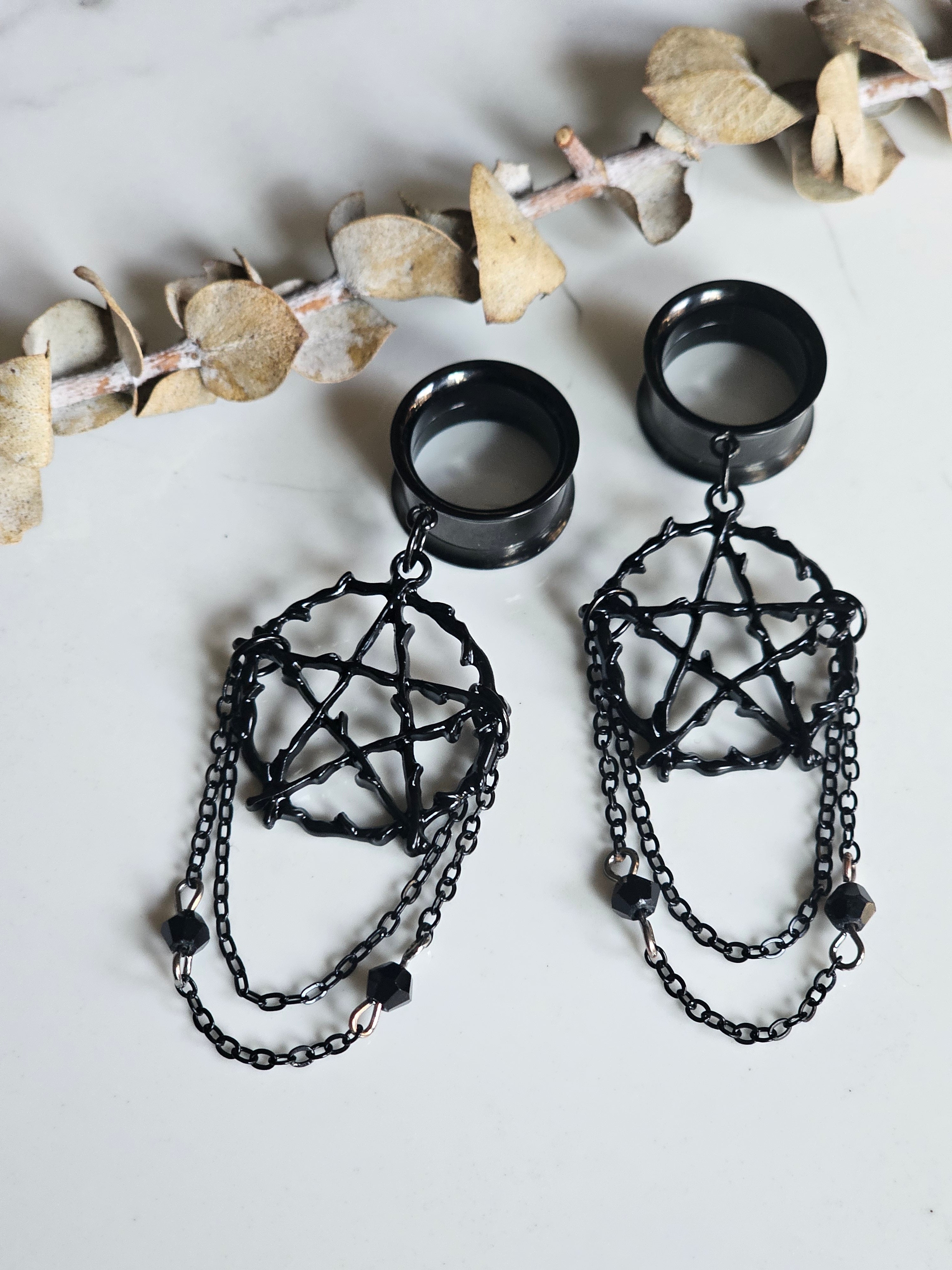 Bramble Pentacle dangle gauges