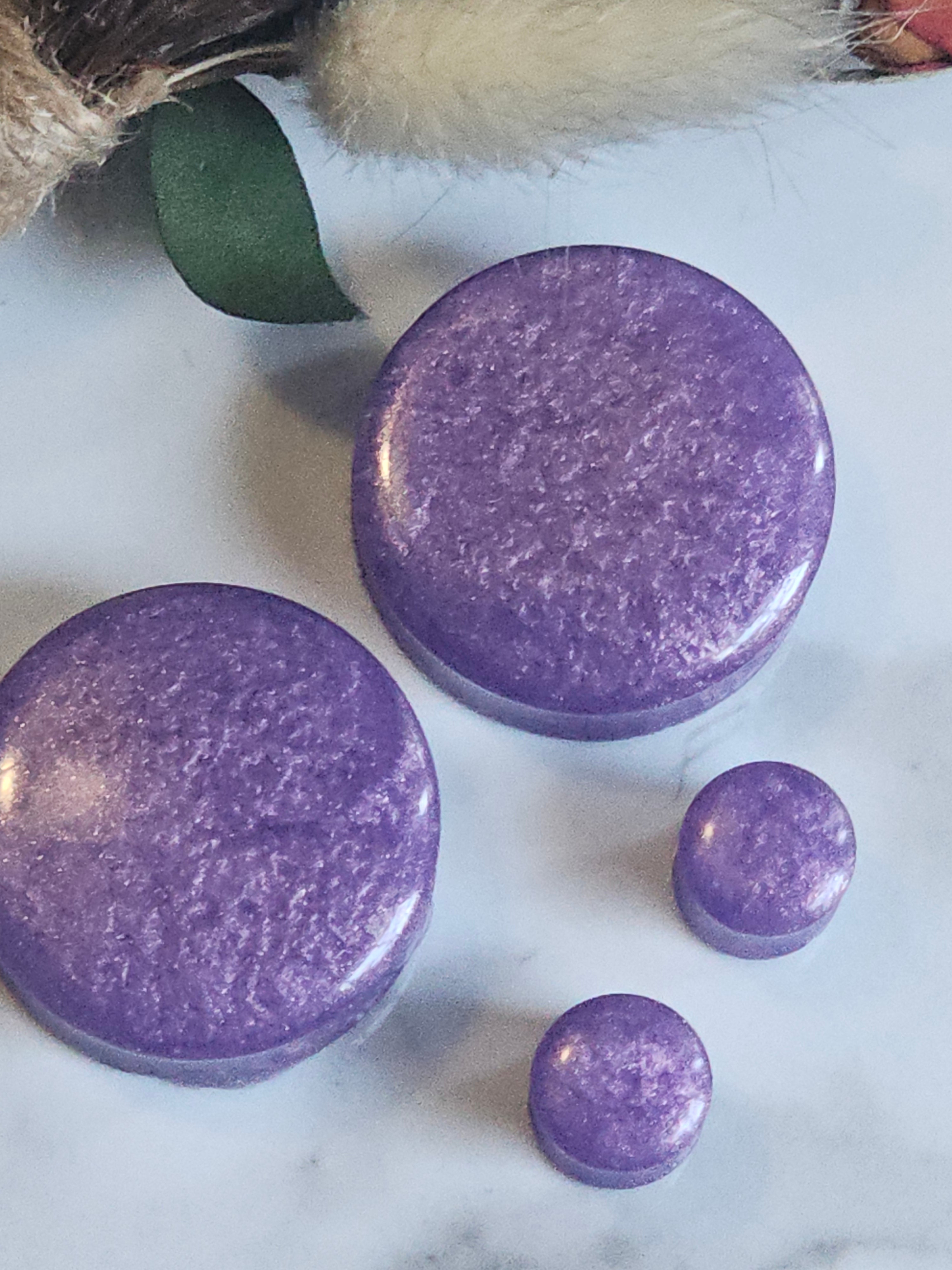 Purplish Plugs Gauges