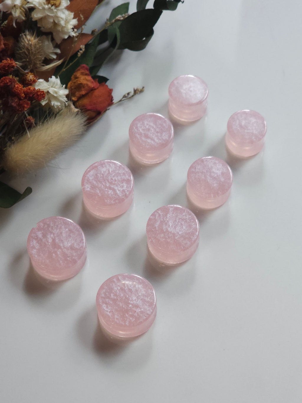 8MM-50MM Slightly Pink plugs
