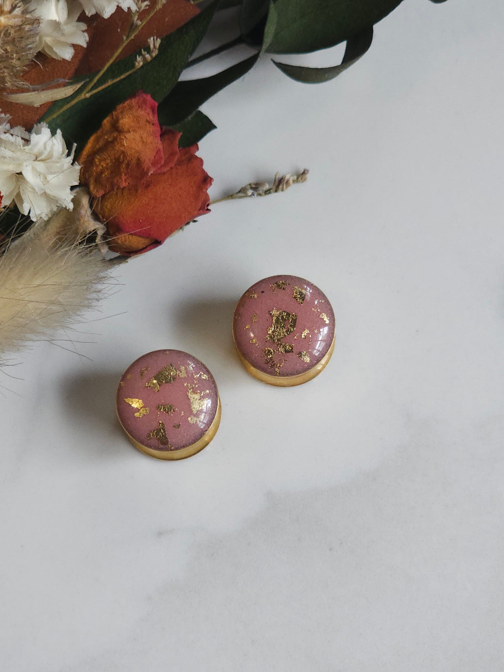 8MM-50MM Pink/Gold Gauges