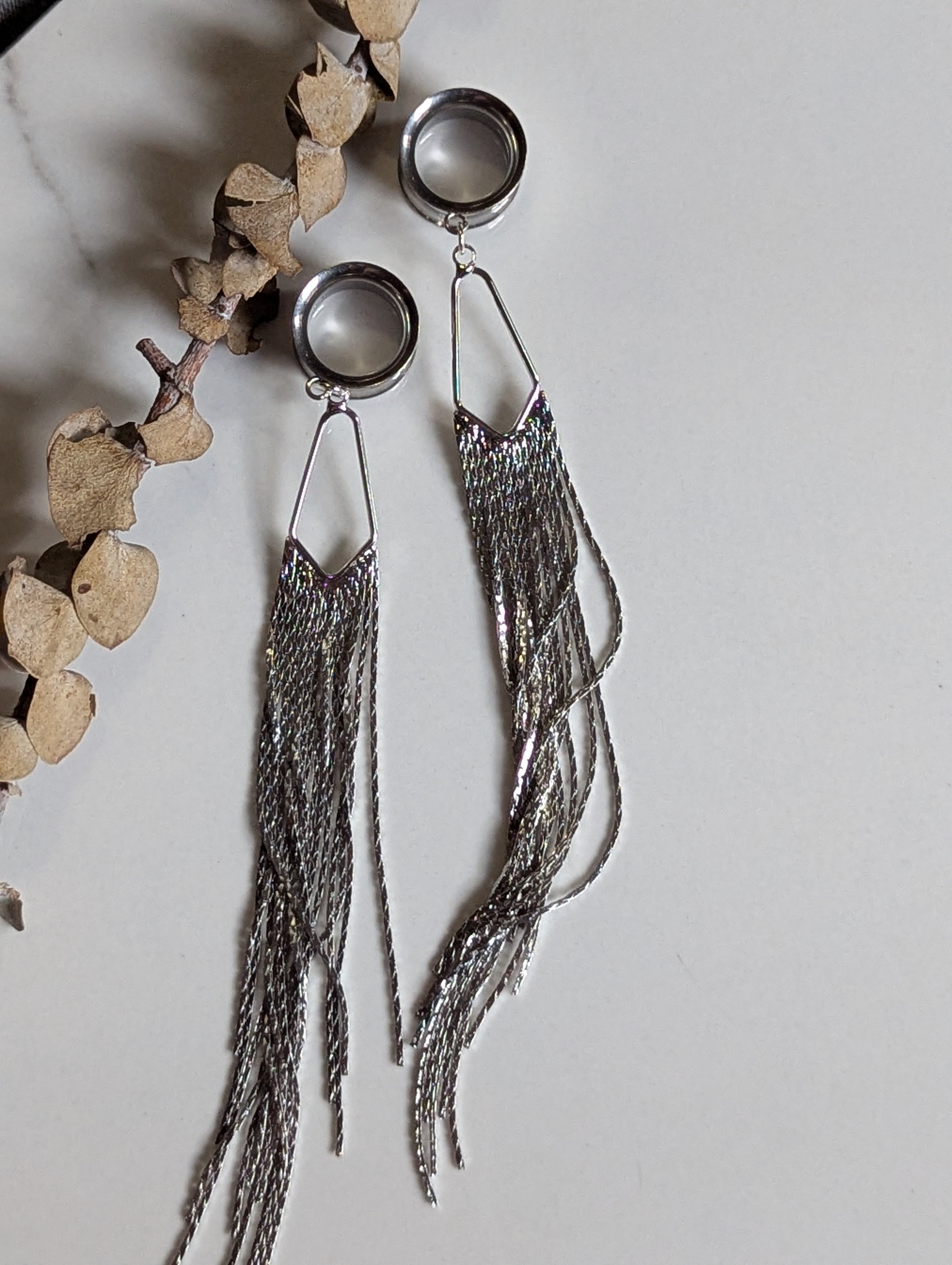 Elegant Tassel dangle gauges