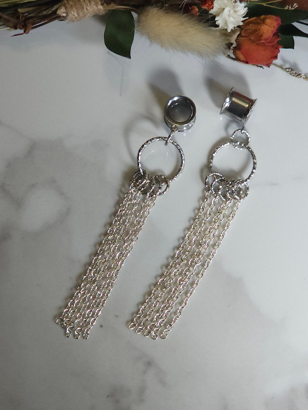 Waterfall Chain dangle gauges