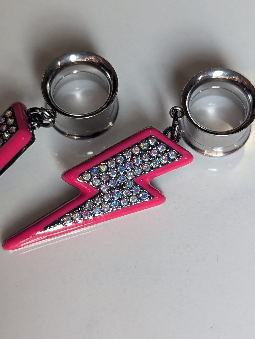 Retro lightning dangle gauges