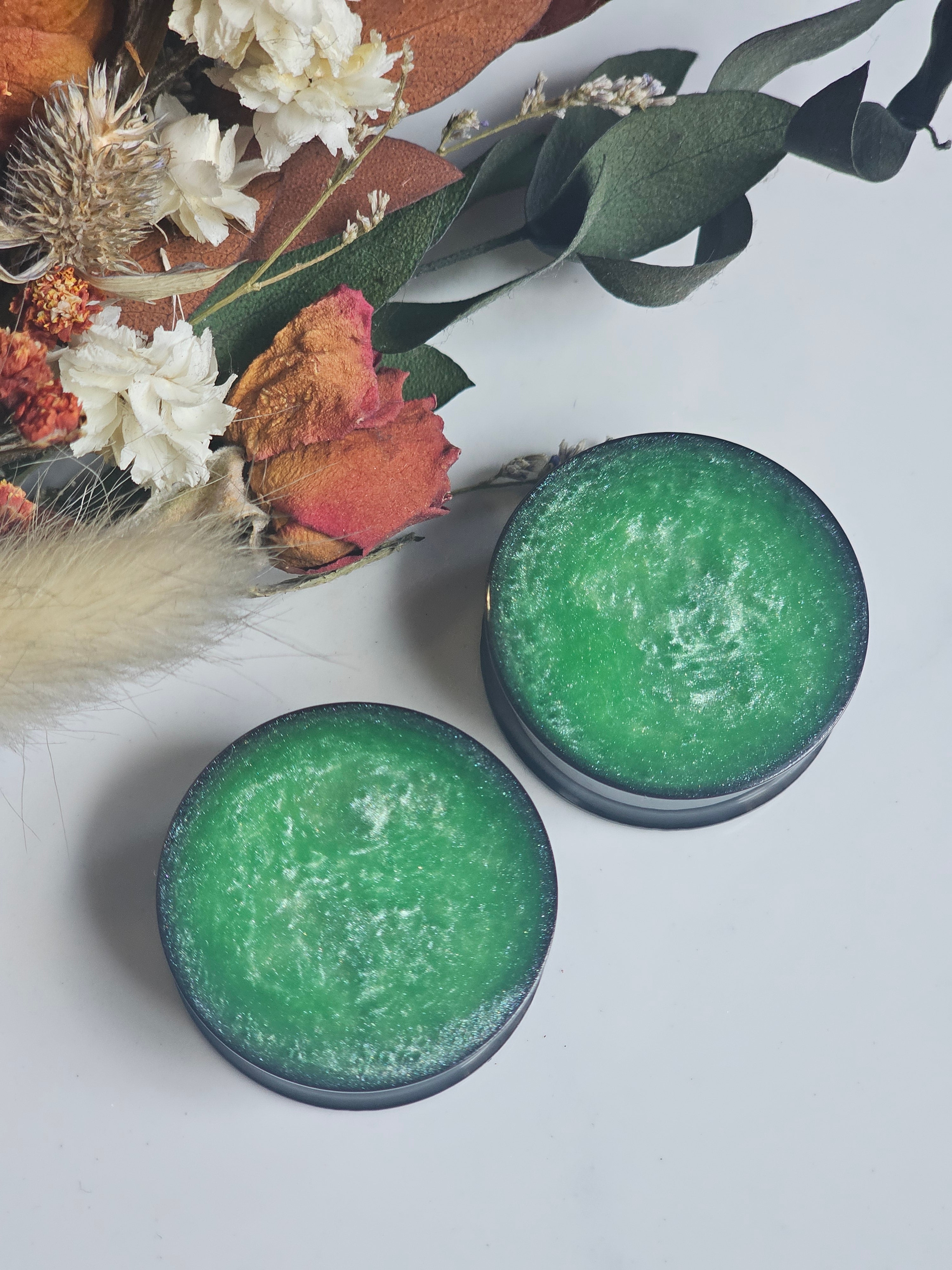 Alien Green gauges plugs