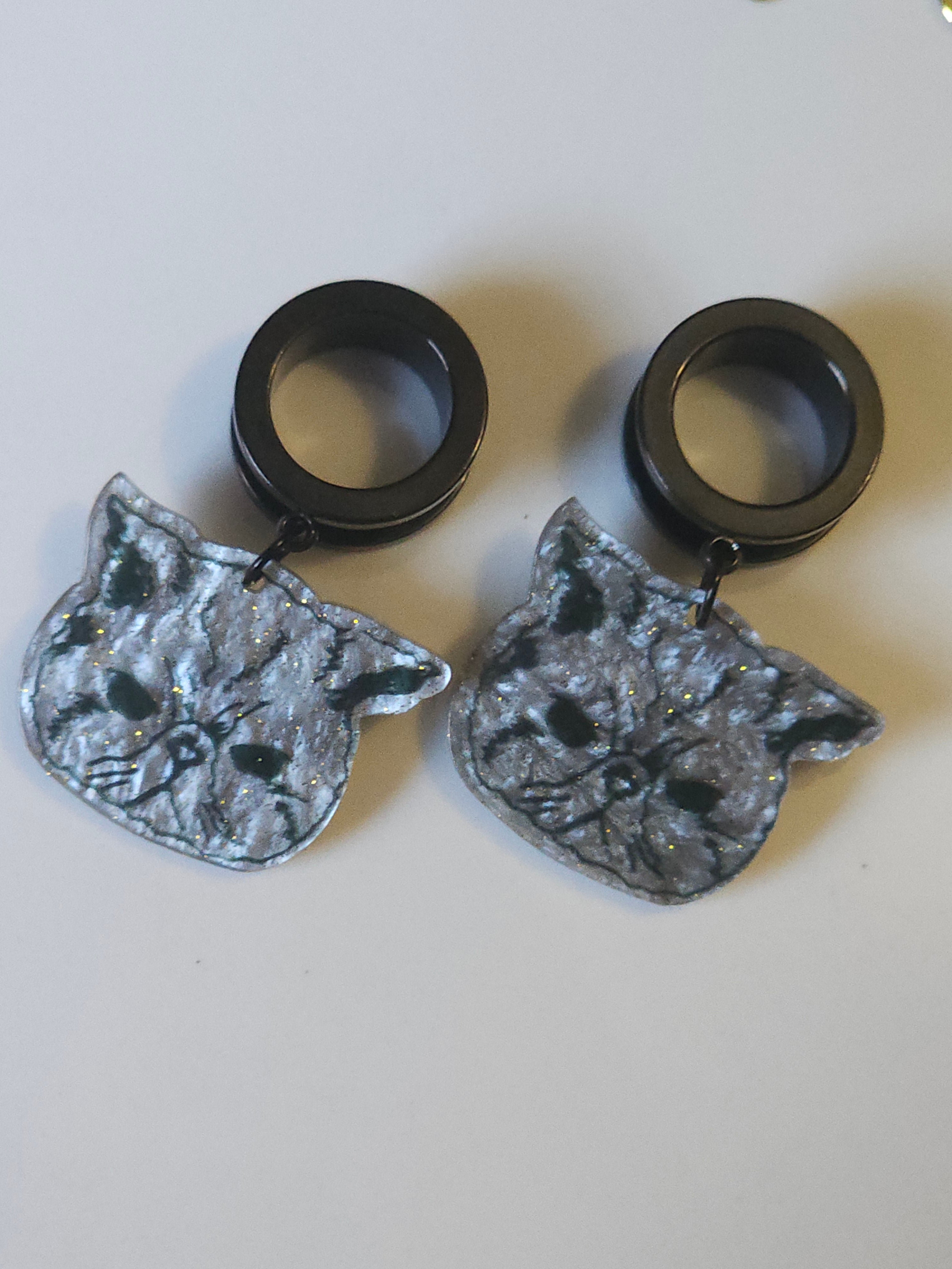 Grumpy Cat dangle Gauges