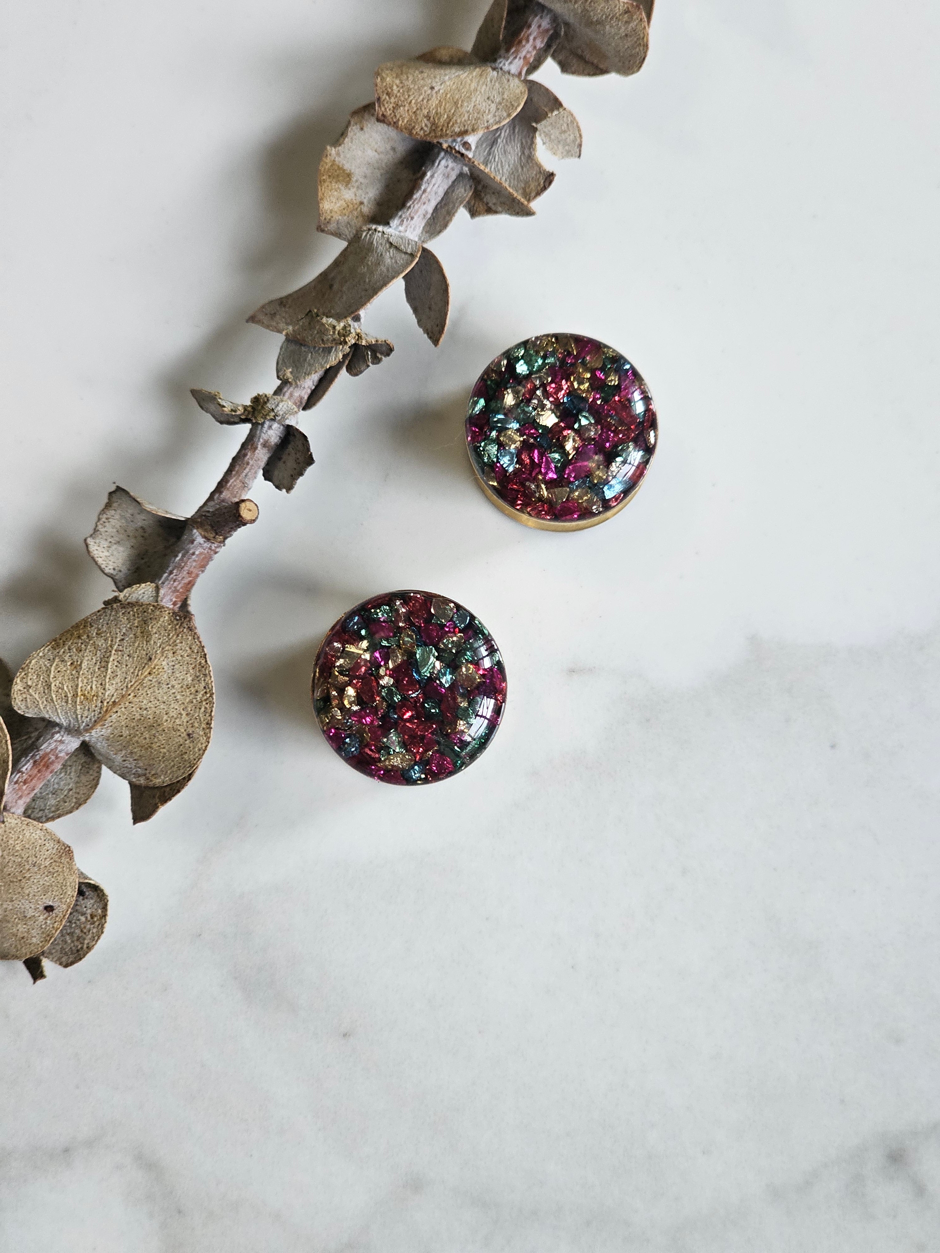 8MM-50MM Colored Glass gauges