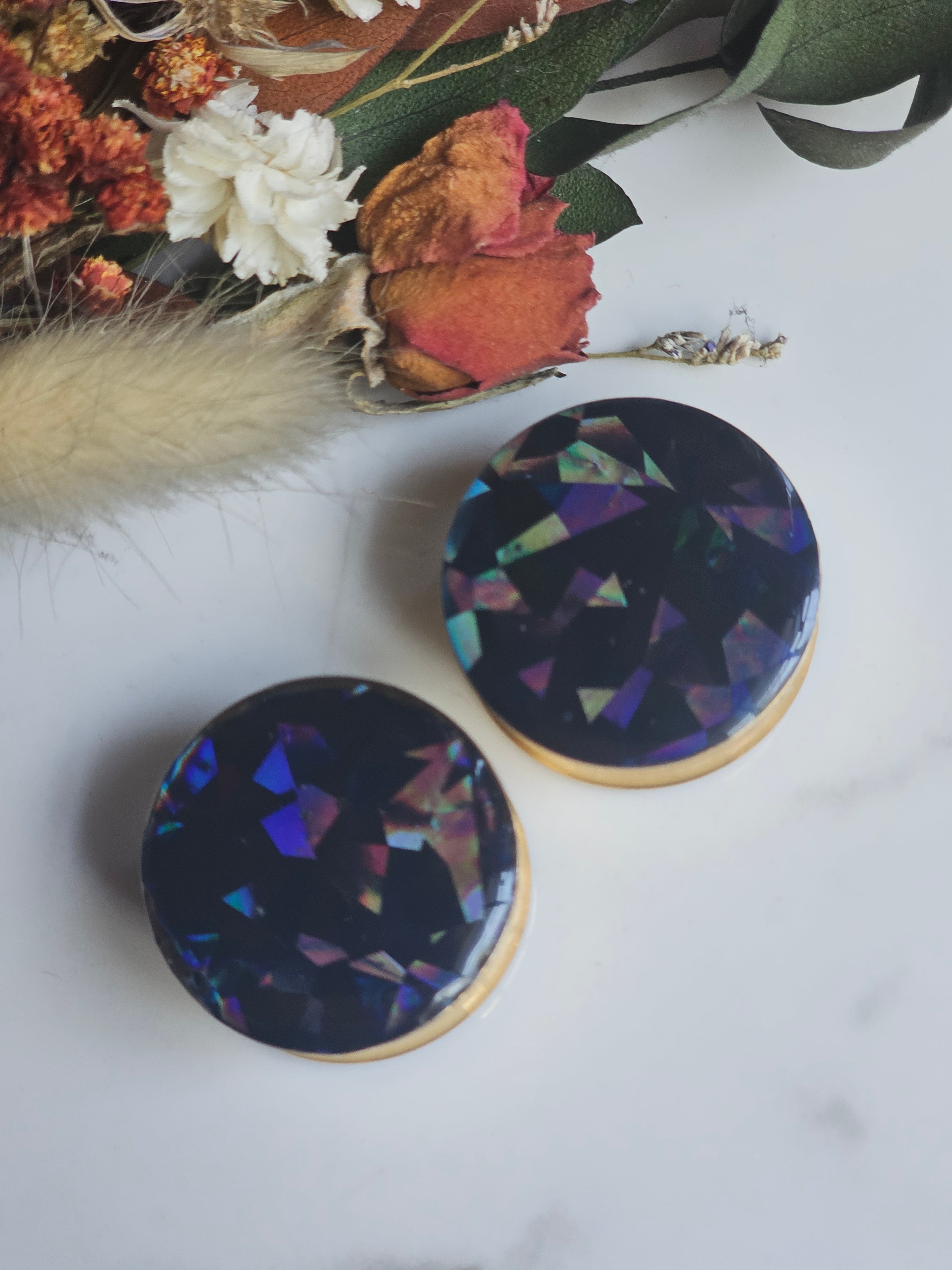 8MM-50MM Holographic plugs Gauges