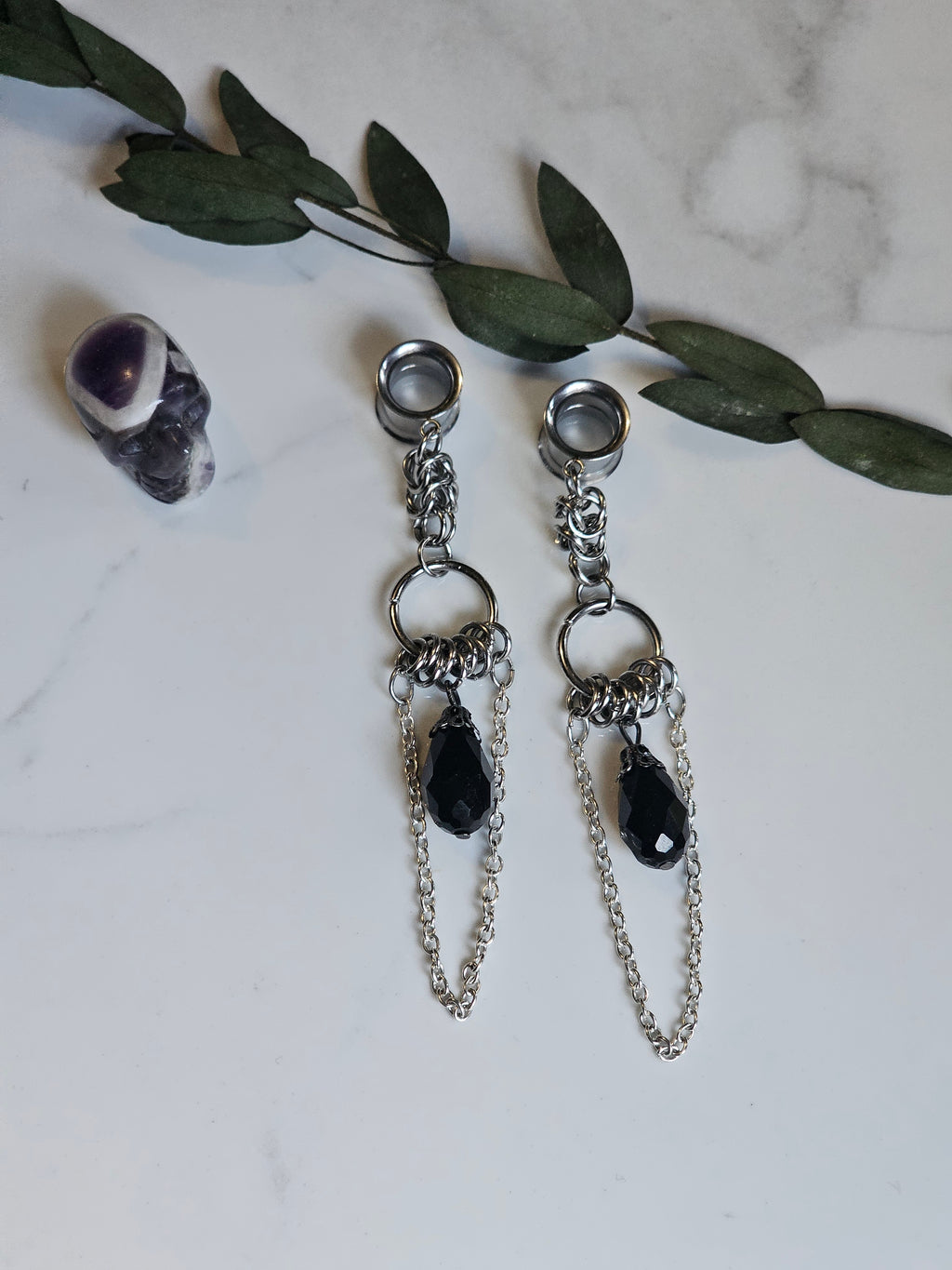 Chain drop dangle gauges