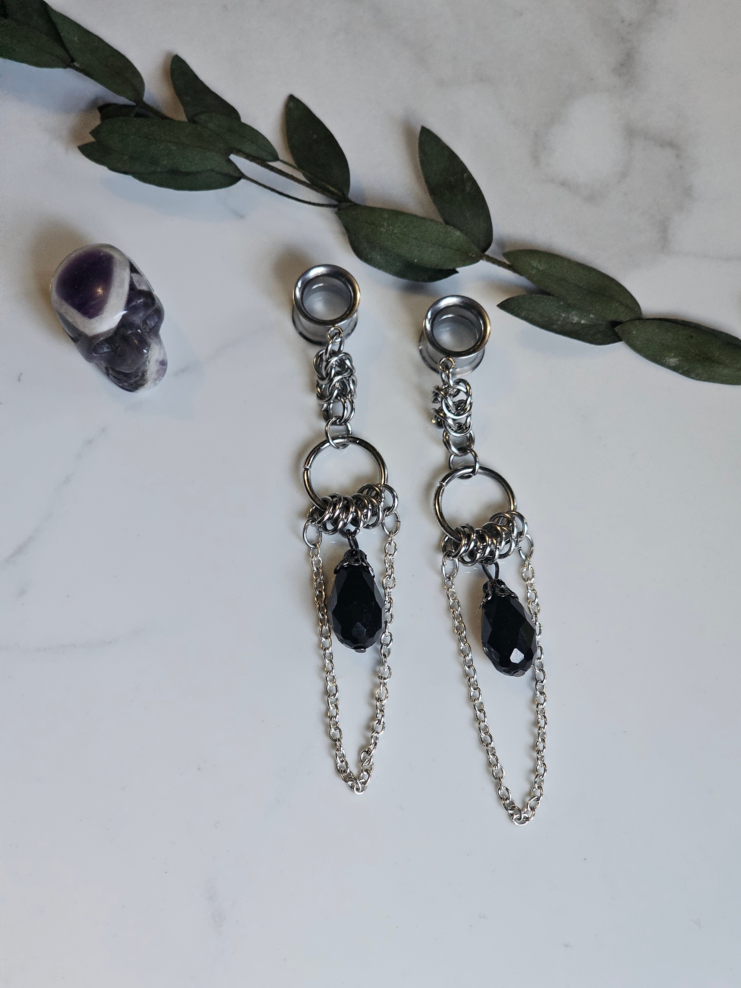 Chain drop dangle gauges