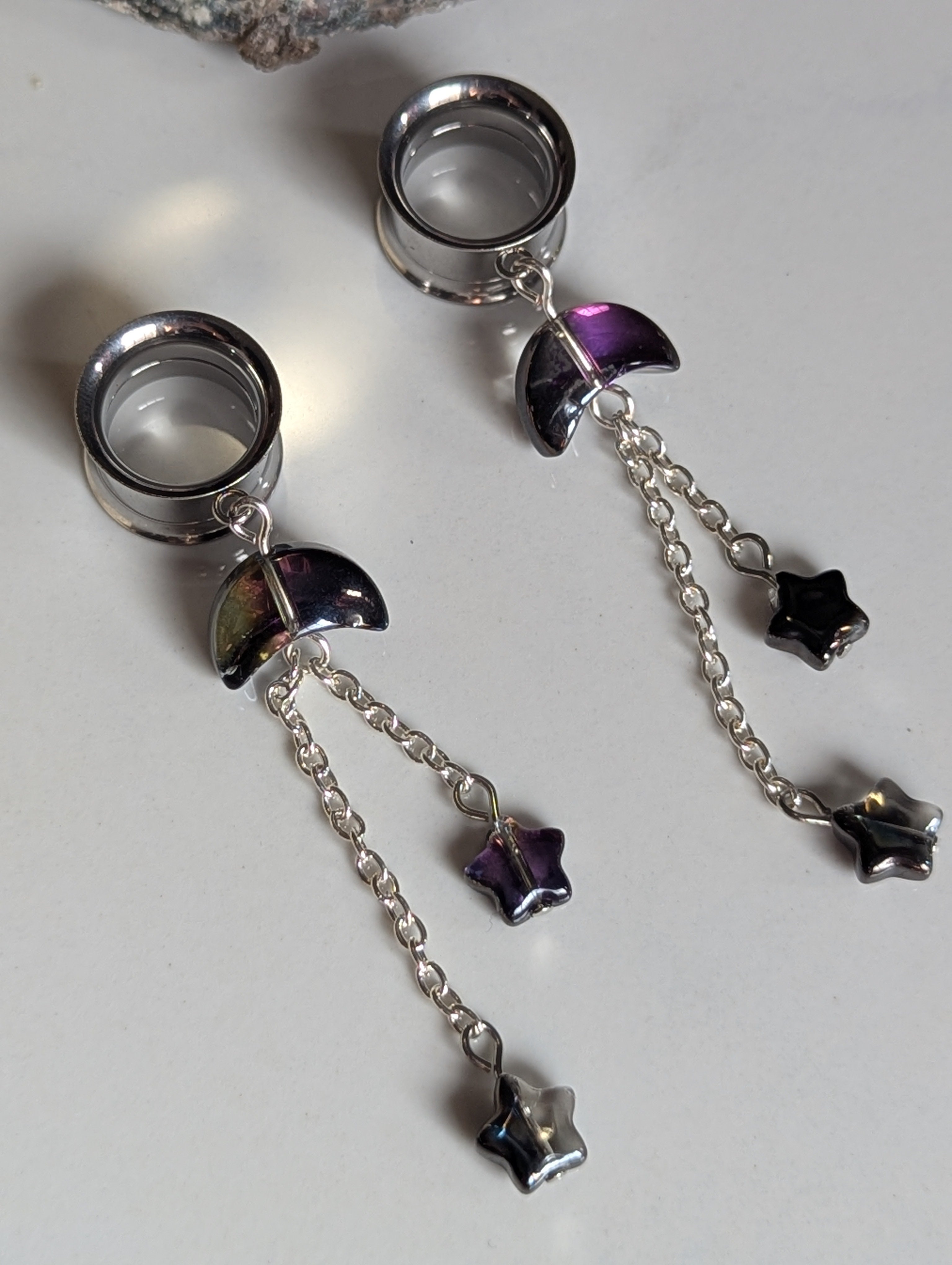 Starry night Dangle Gauges