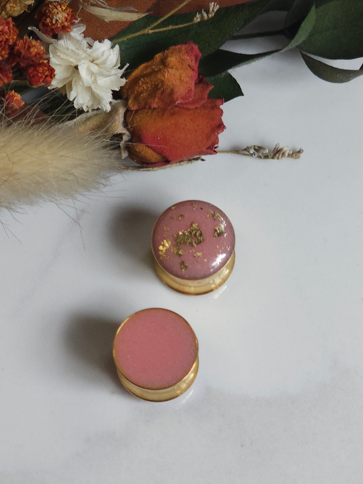 8MM-50MM Pink/Gold Gauges