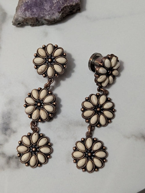 Antique style dangle gauges