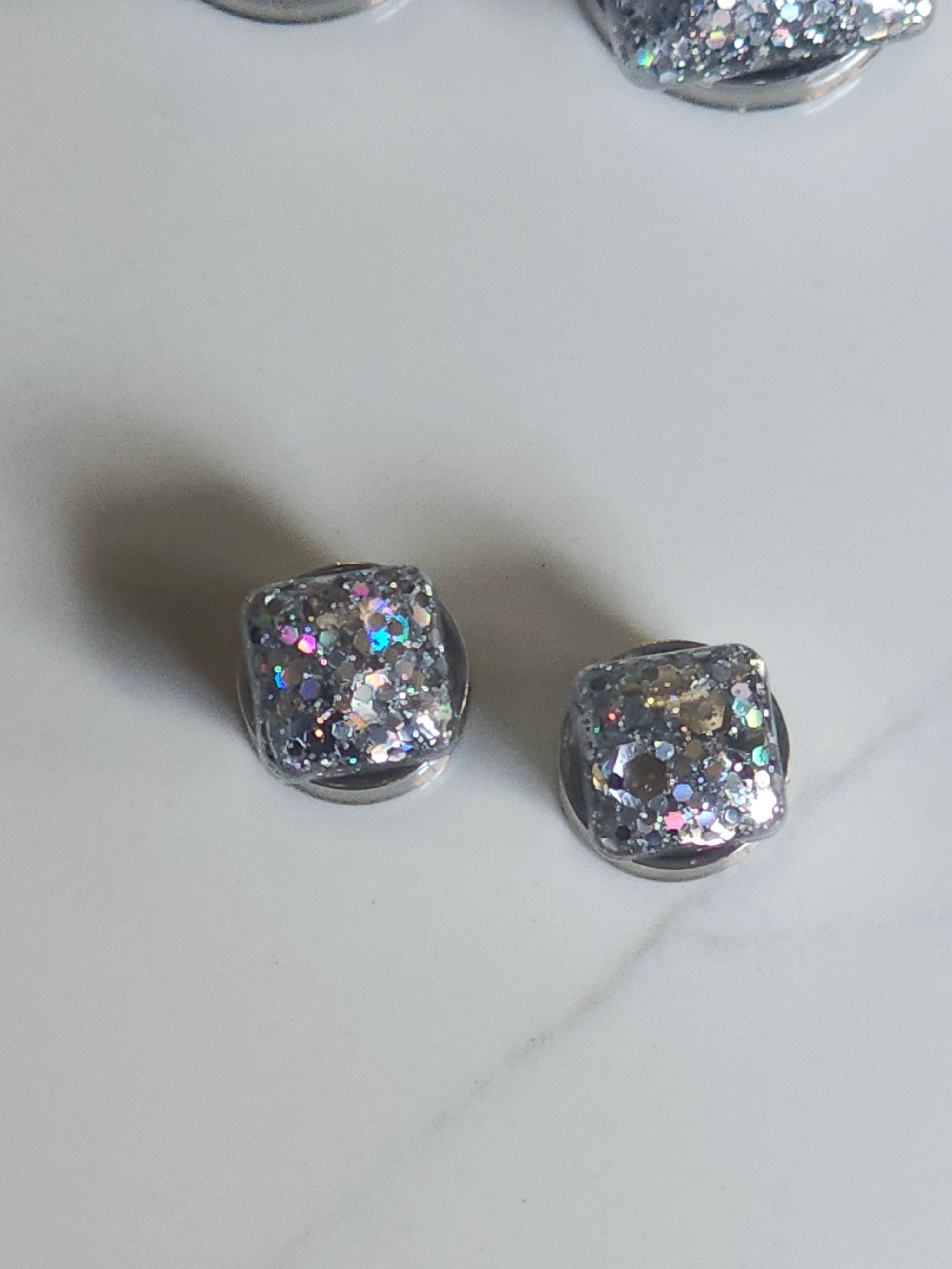 8MM-22MM Square Glitter Plugs Gauges