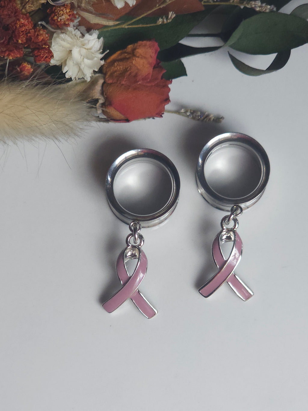 Breast Cancer Awareness dangle gauges