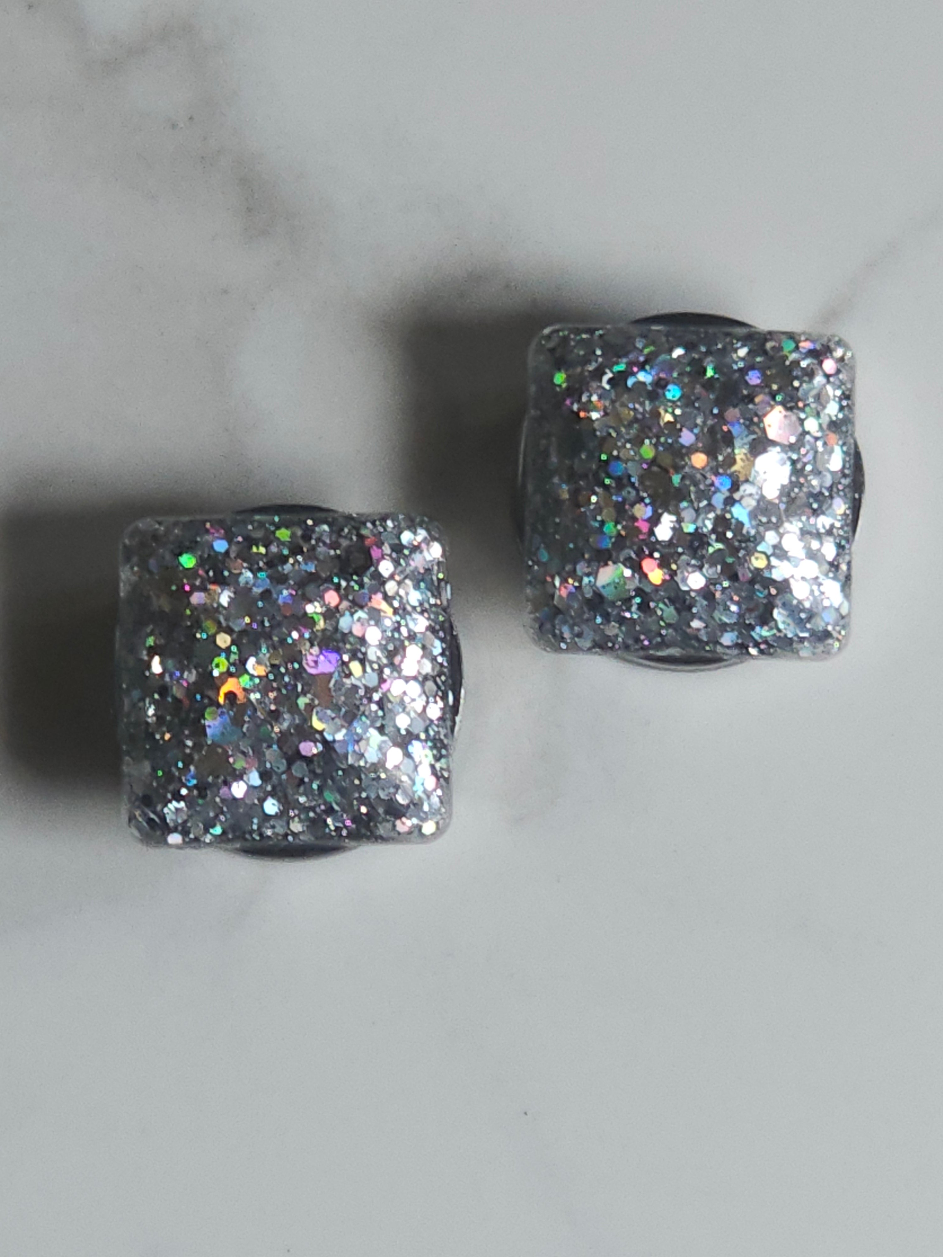8MM-22MM Square Glitter Plugs Gauges