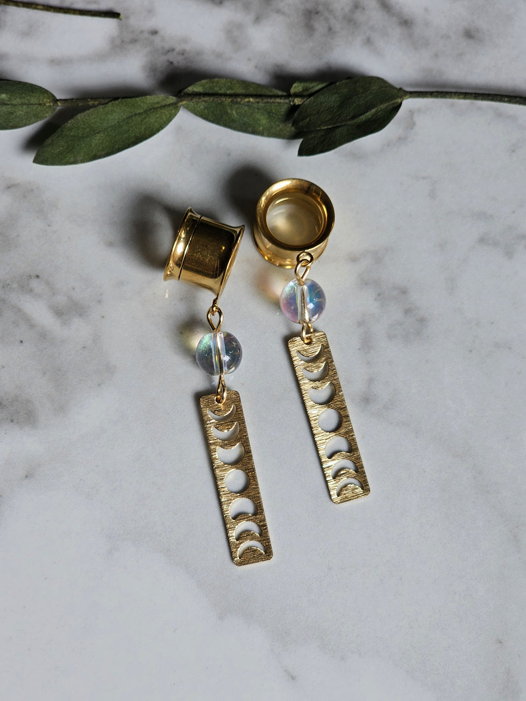 Moonphase dangle gauges