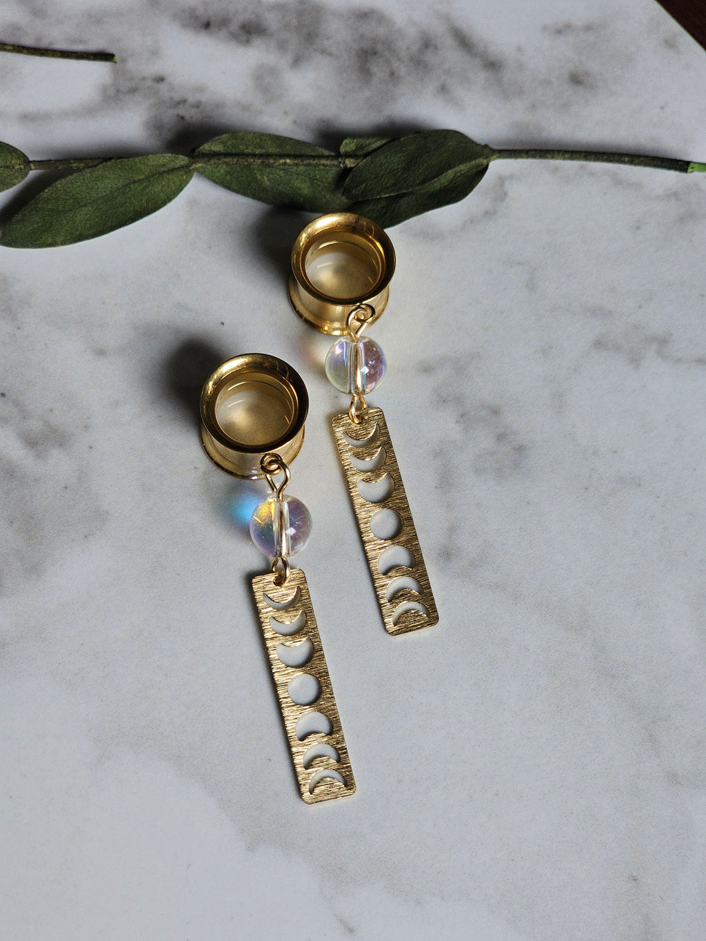 Moonphase dangle gauges