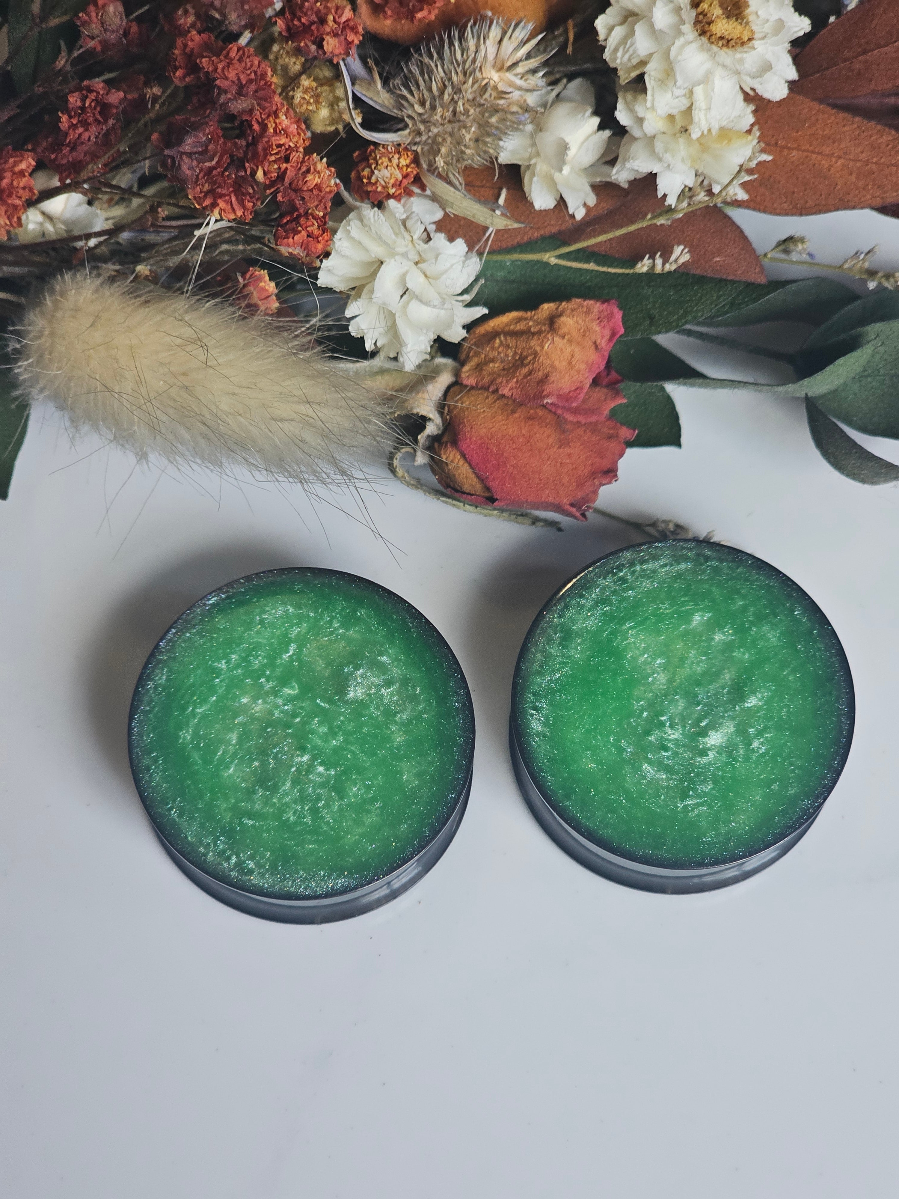 Alien Green gauges plugs