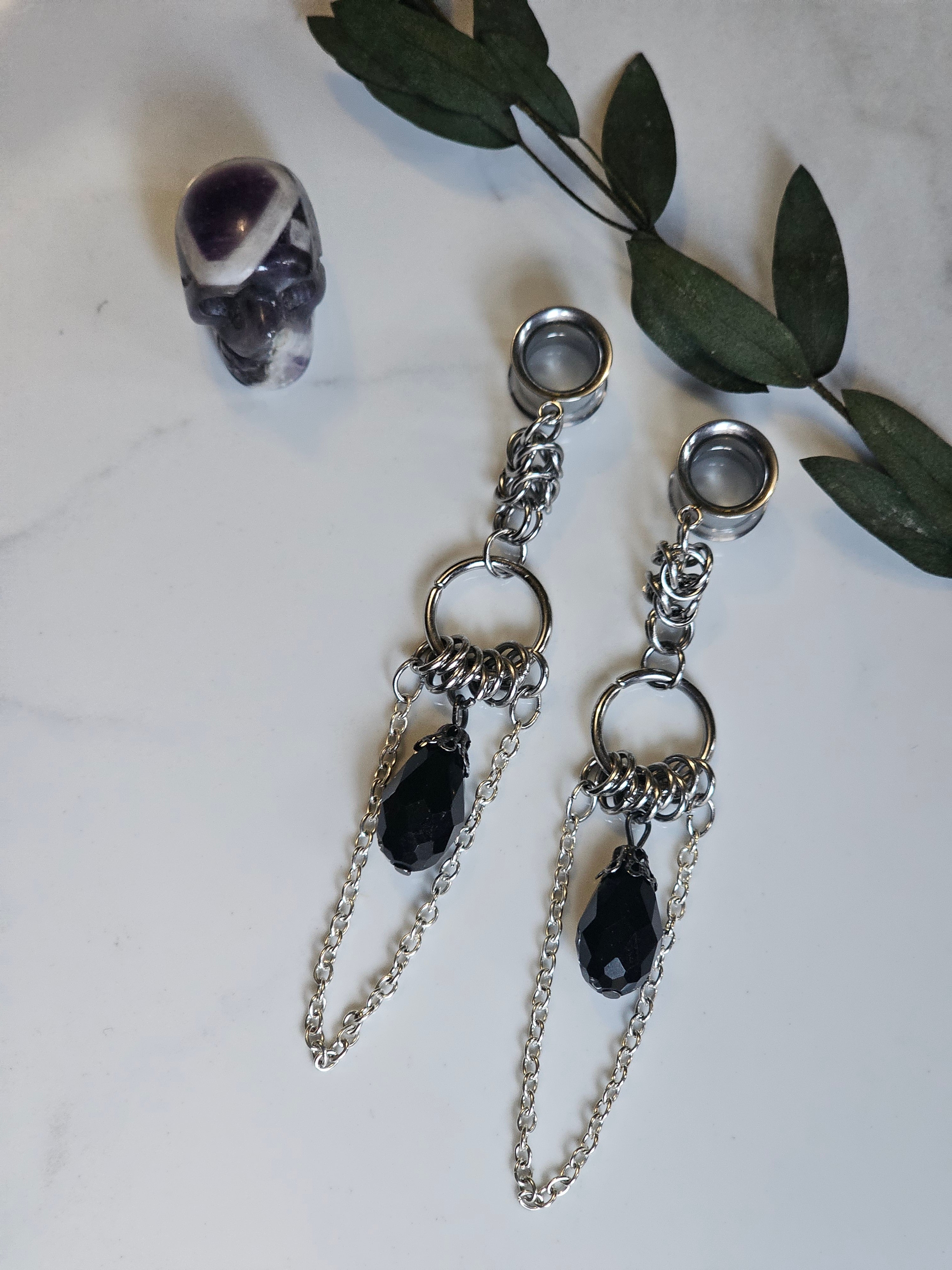 Chain drop dangle gauges